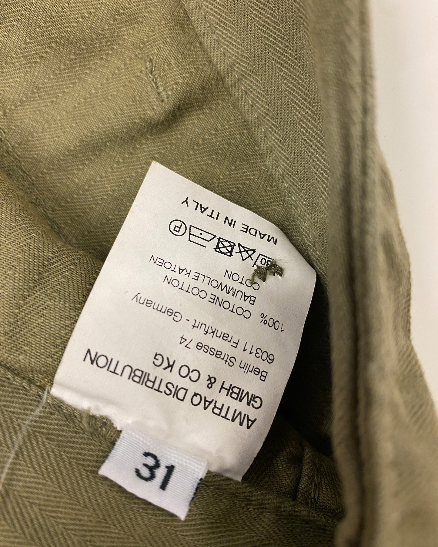 Tellason 2020s Fatique Pants Green