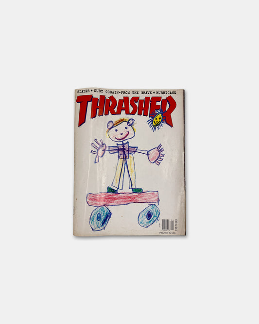 Thrasher 1995 Sean McKnight Drawing April Issue 170 Magazine