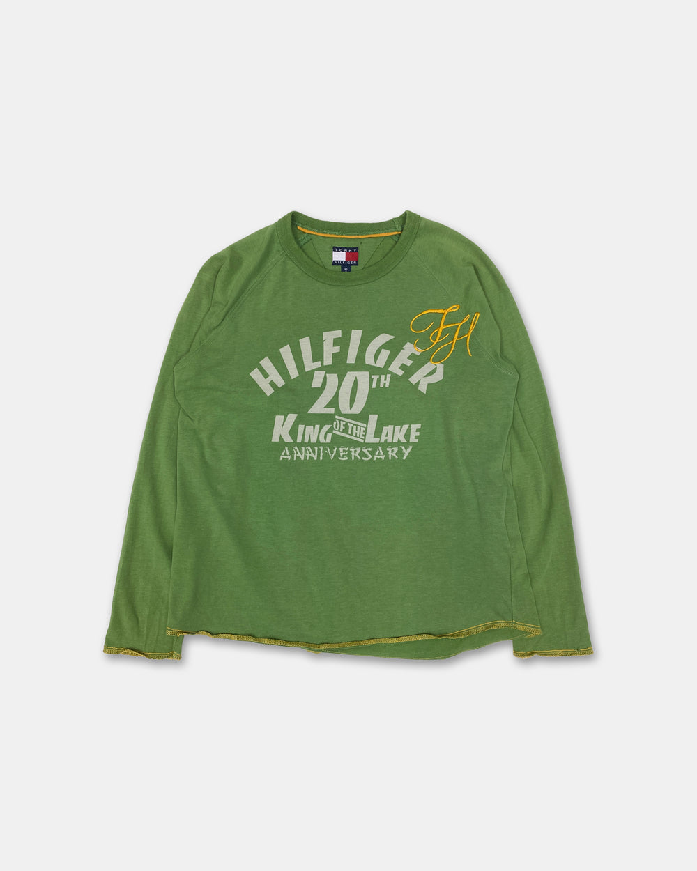 Tommy Hilfiger 2005 King of the Lake 20th Anniversary Longlseeve Top Green