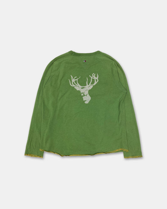 Tommy Hilfiger 2005 King of the Lake 20th Anniversary Longlseeve Top Green