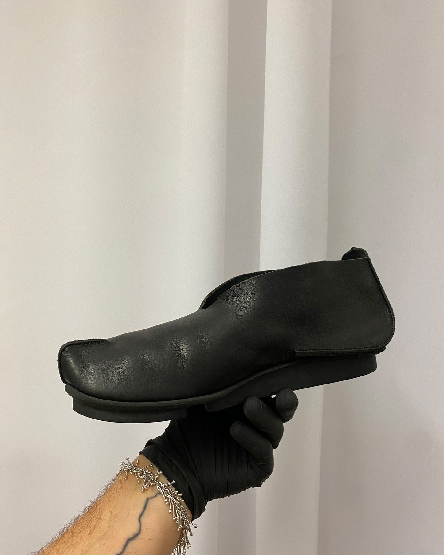 Trippen 2000s Slip On Leather Loafer Black