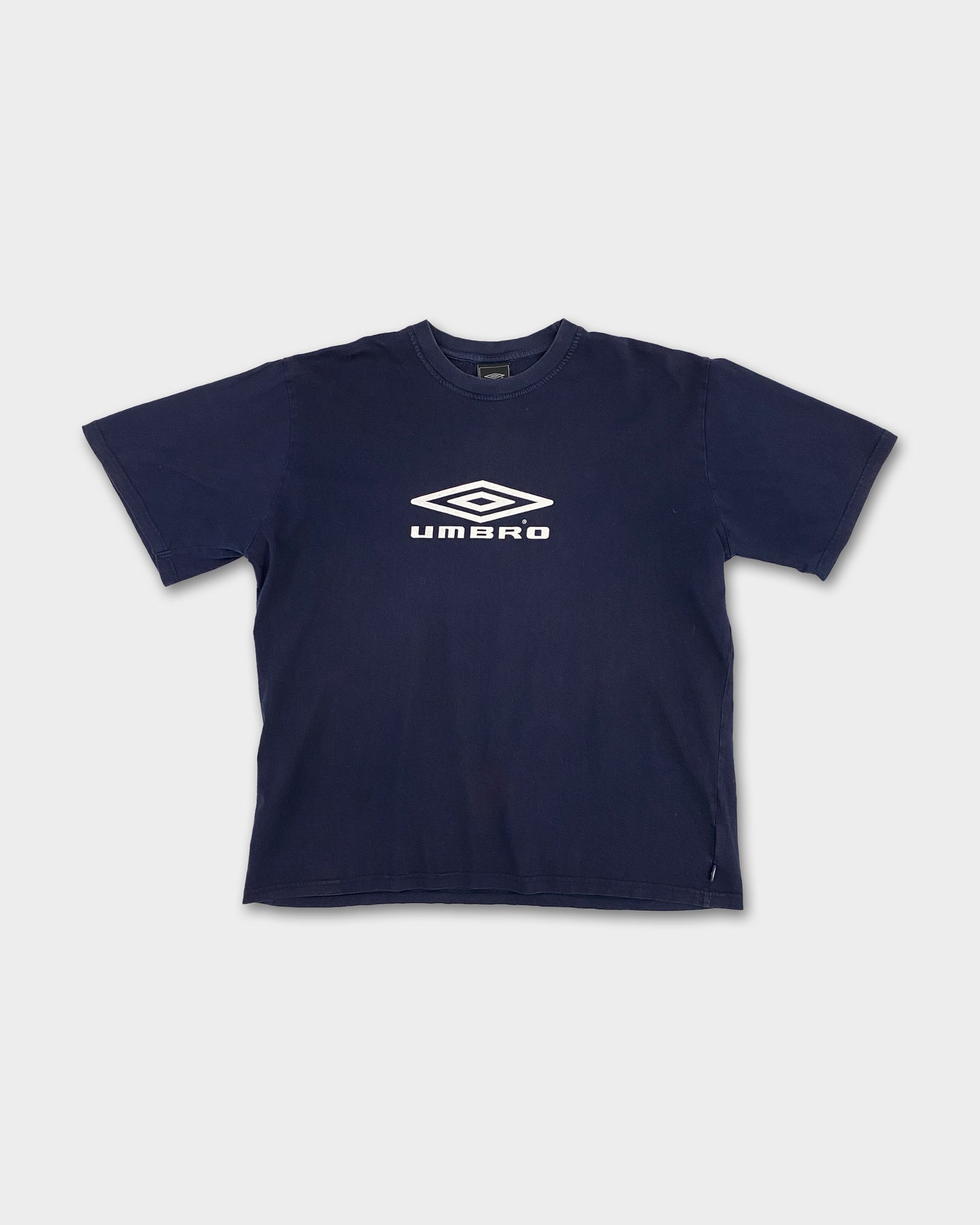 Umbro 2000s Logo T-Shirt Marineblau 