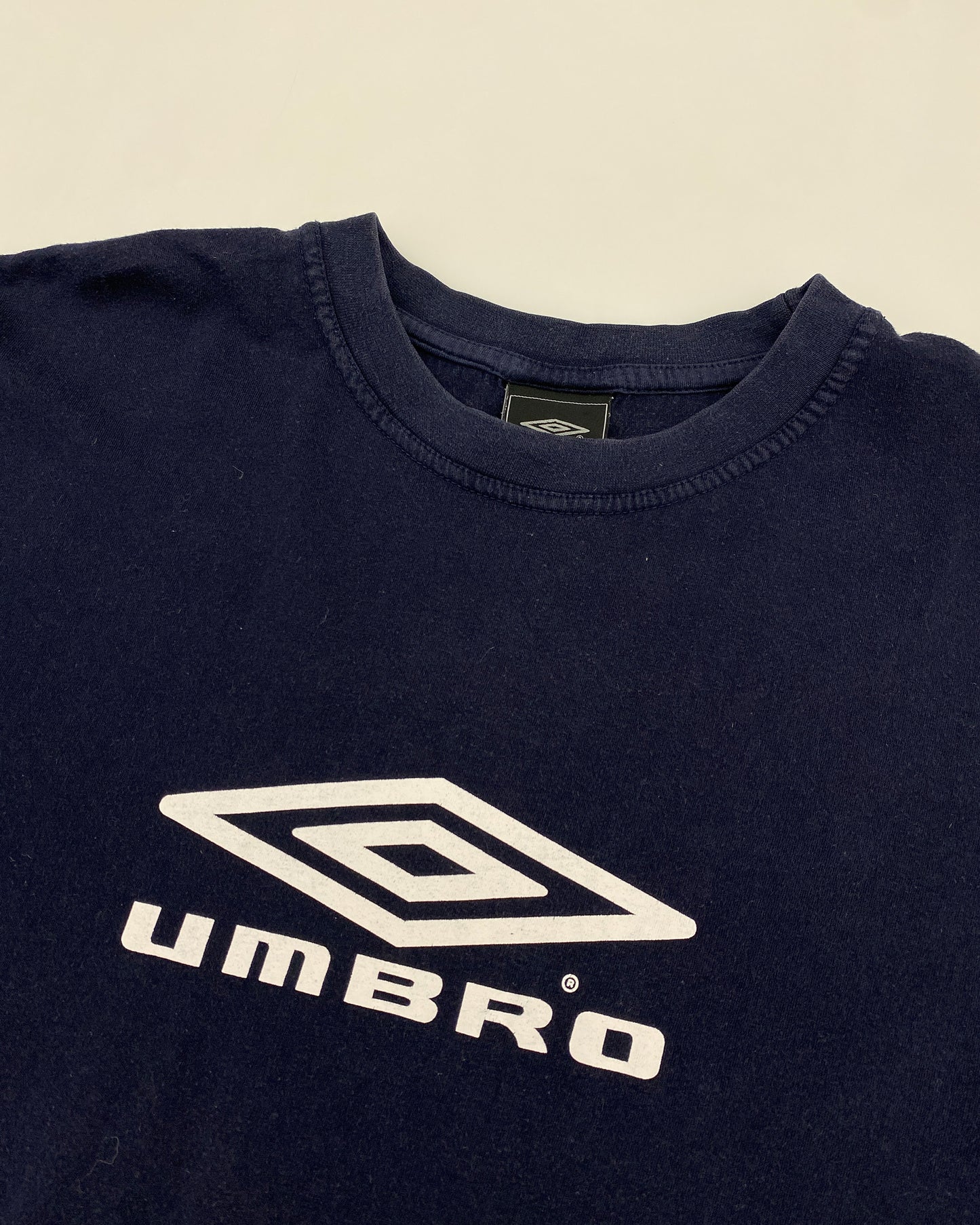 Umbro 2000s Logo T-Shirt Marineblau 