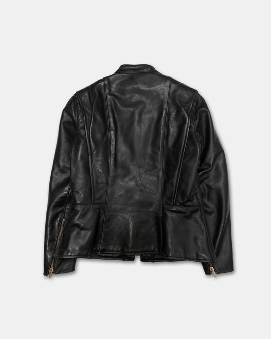 Vanson Leathers 1970s Talon Zip 2in1 Racing Leatherjacket Black