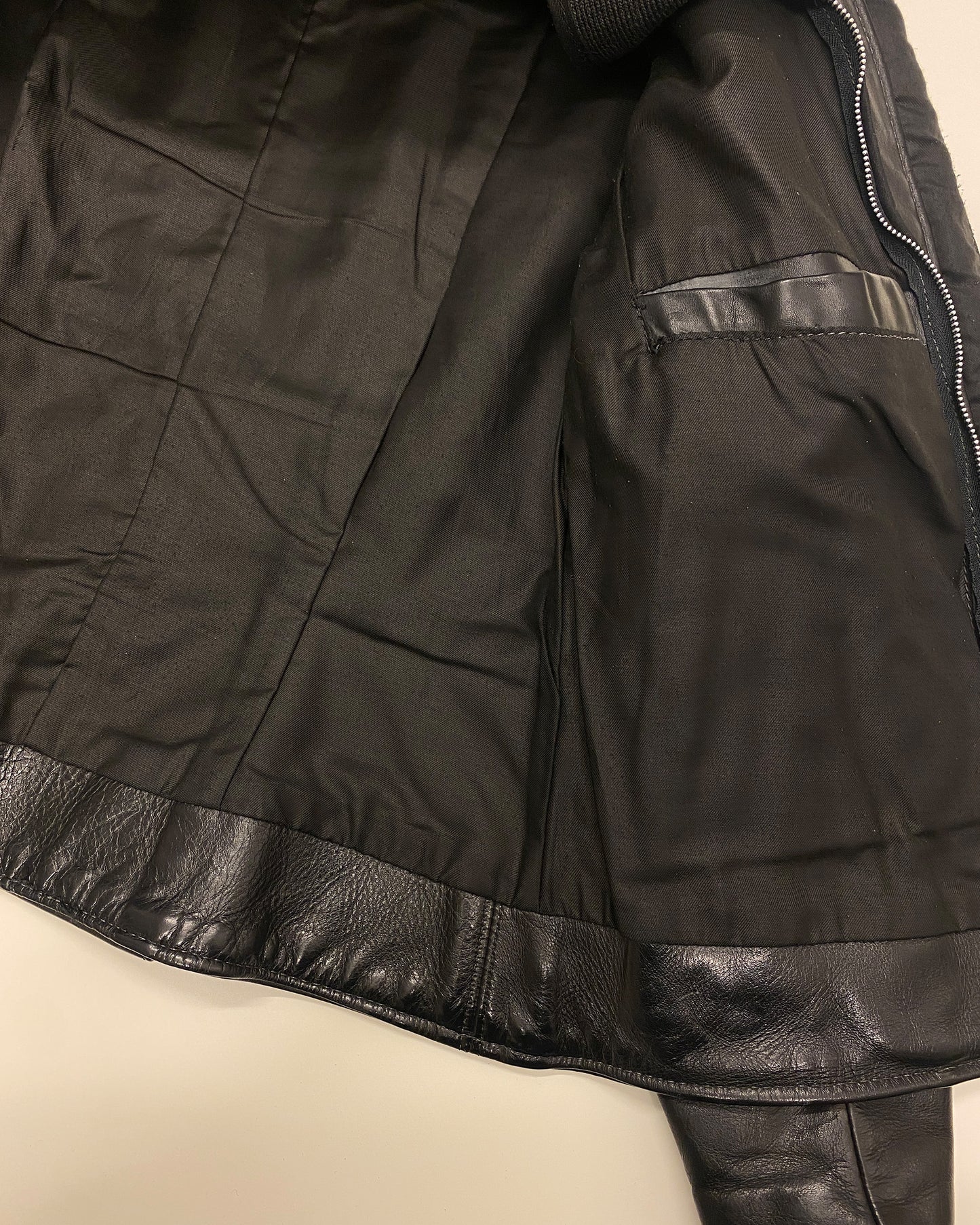 Vanson Leathers 1970s Talon Zip 2in1 Racing Leather Jacket Black