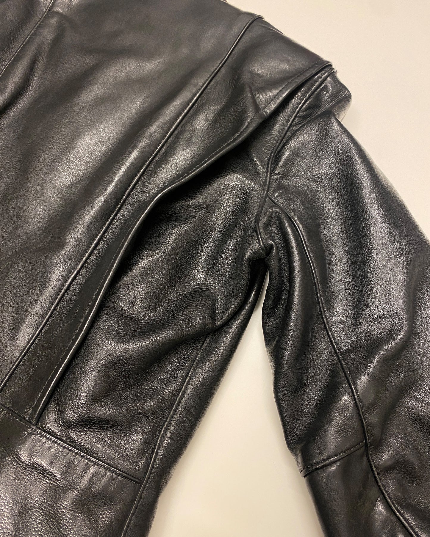 Vanson Leathers 1970s Talon Zip 2in1 Racing Leather Jacket Black