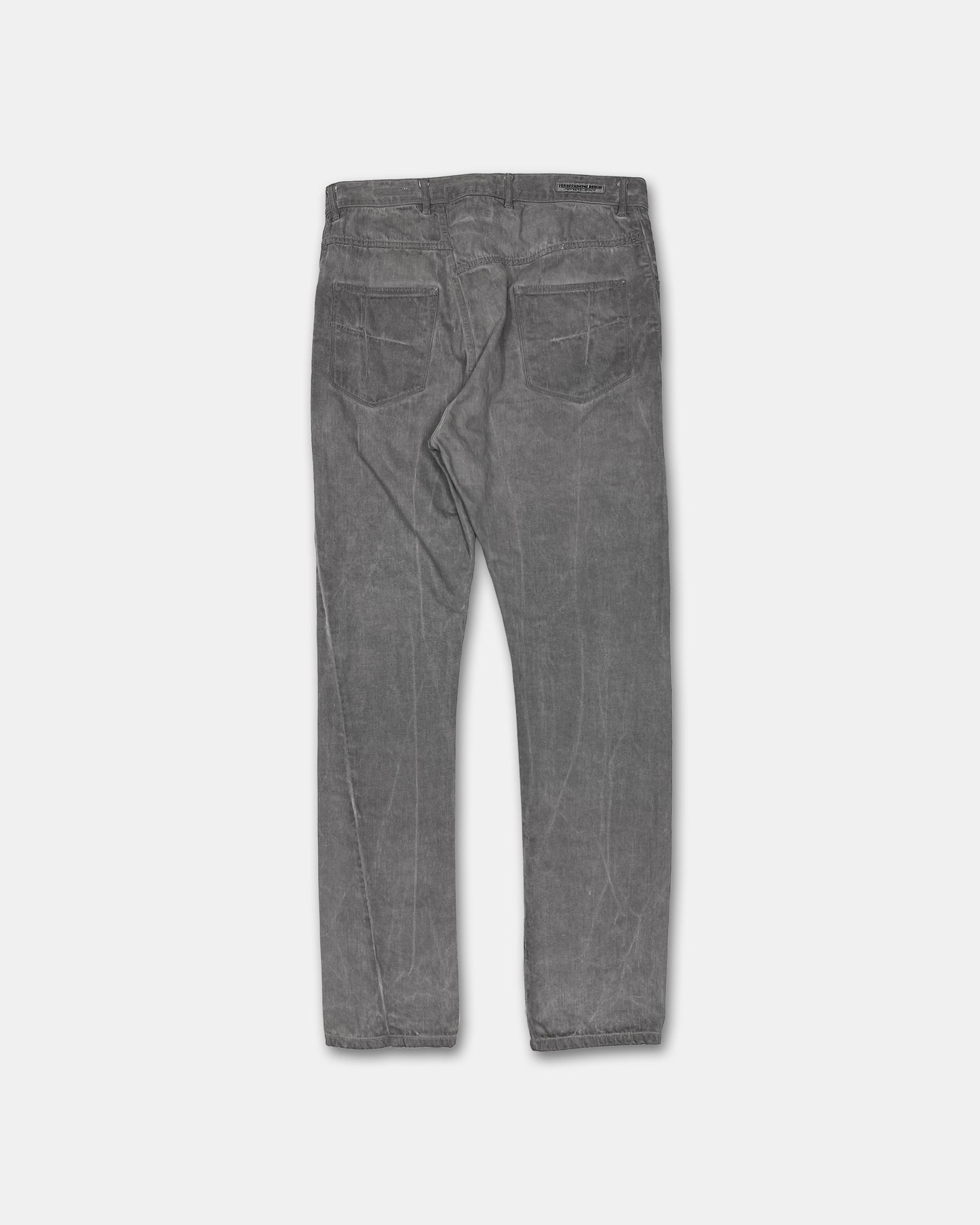 Versuchskind Berlin 2010s XOSP Asymmetrical Denim Light Grey