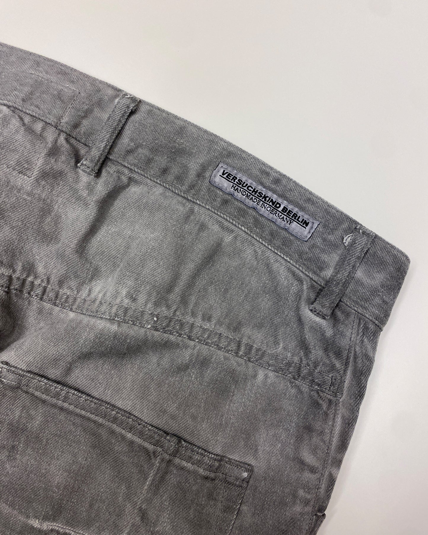 Versuchskind Berlin 2010s XOSP Asymmetrical Denim Light Grey