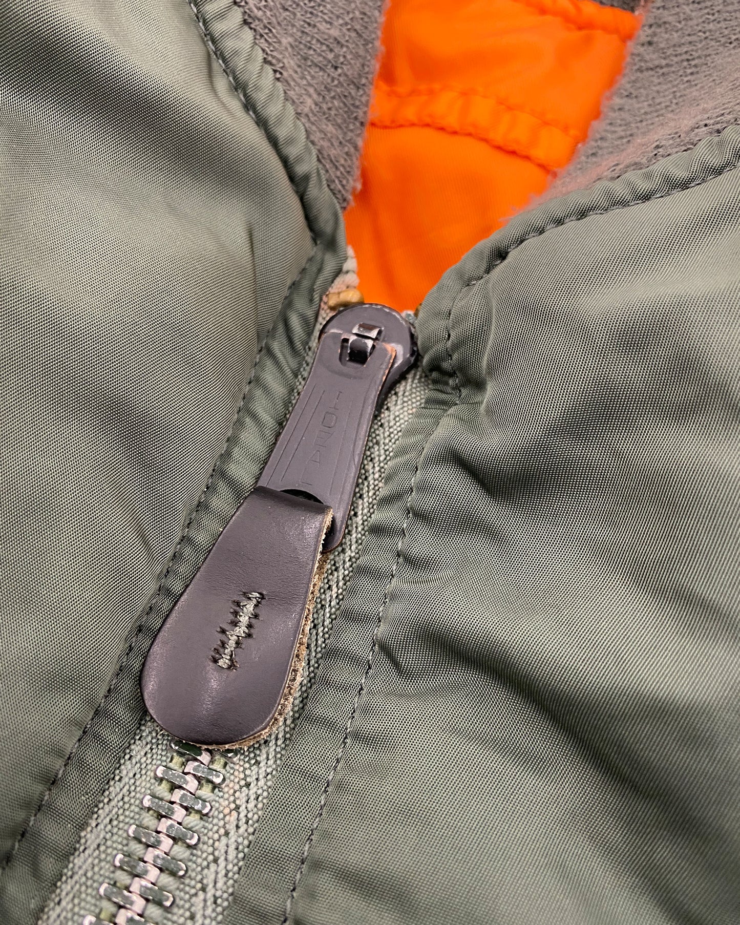 Alpha Industries 1980s Made in USA MA-1 Bomber Jacket Green