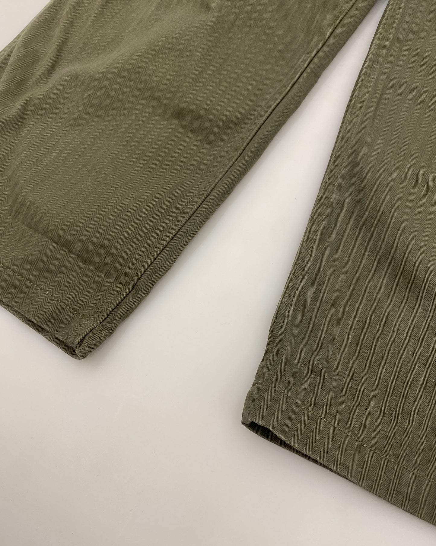 Vintage 2000s Repro WW2 US Military HBT Cargo Pants Khaki Green