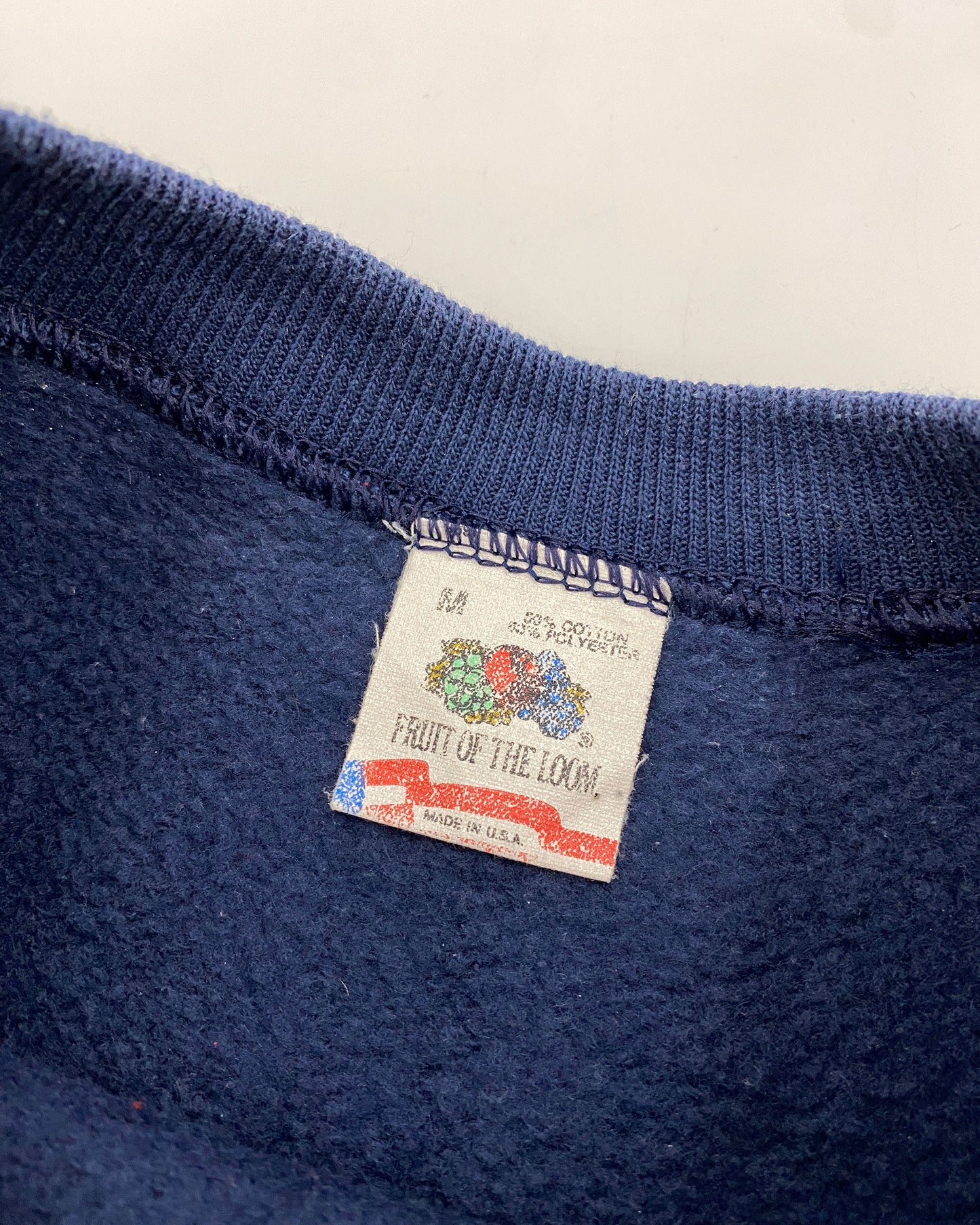 Vintage 1980s Dalton Gang Raglan Crewneck Navy