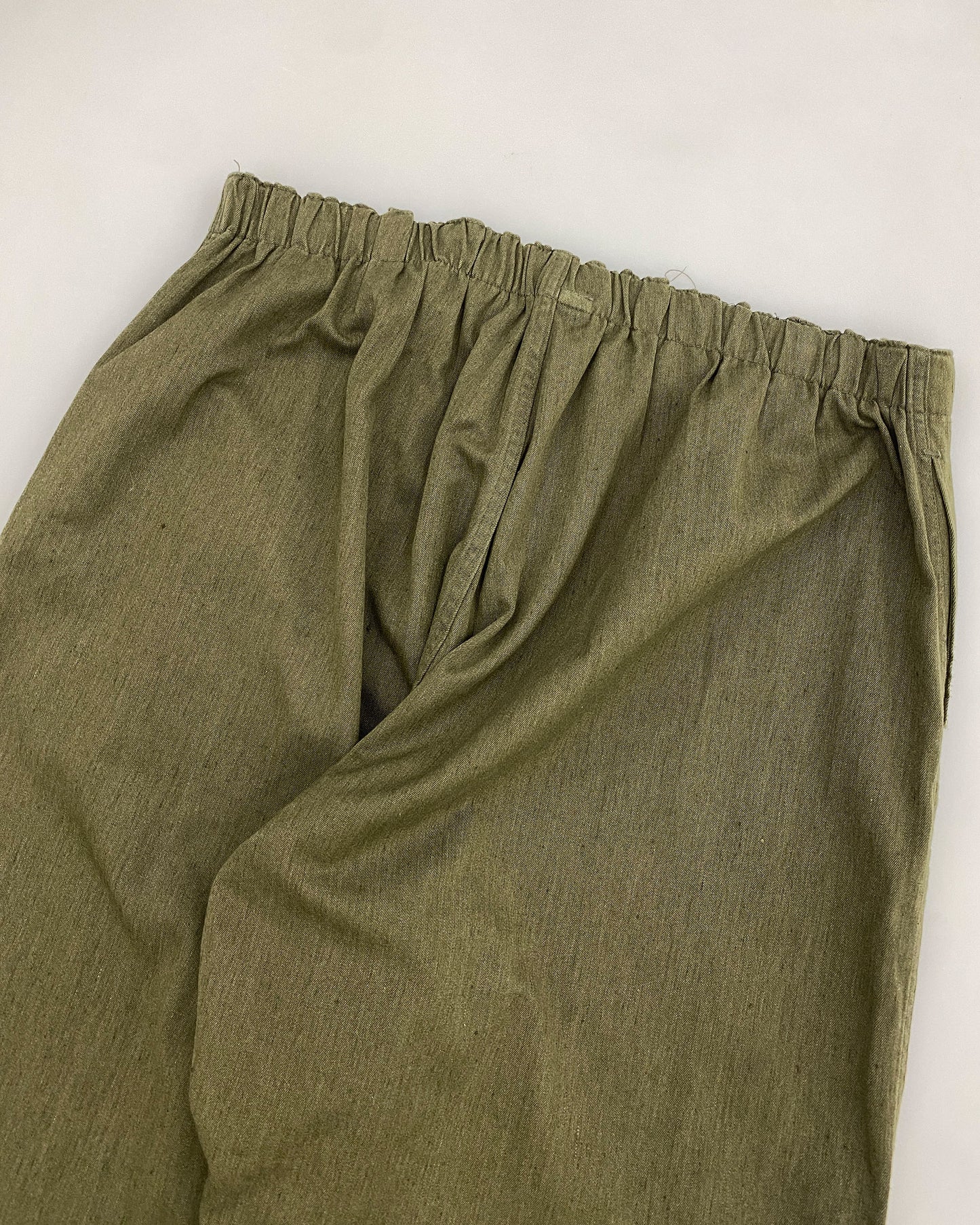 Vintage 1970s DDR Military Pants Green