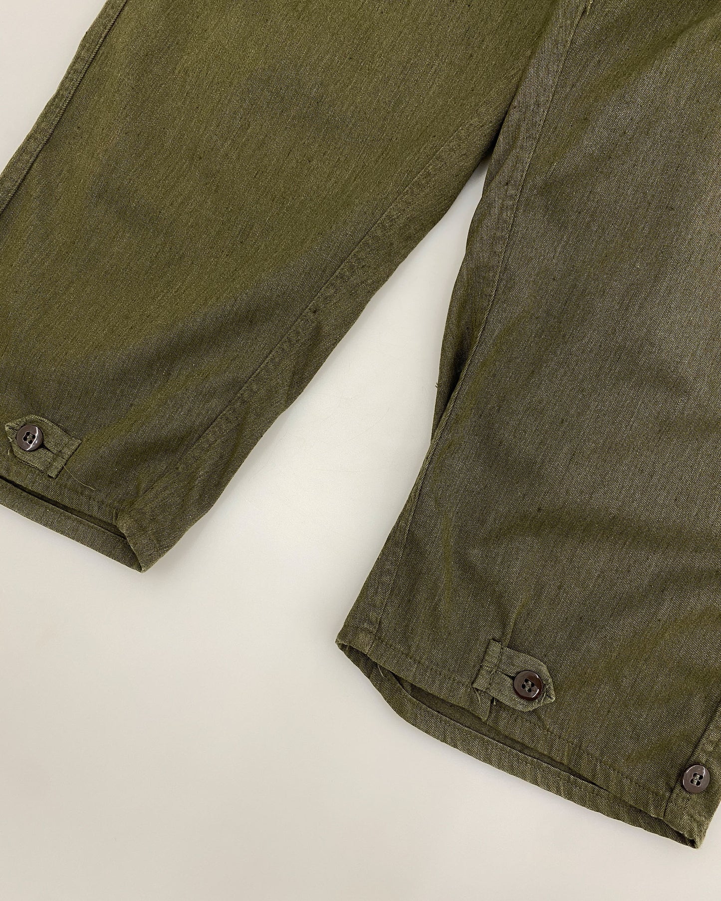 Vintage 1970s DDR Military Pants Green
