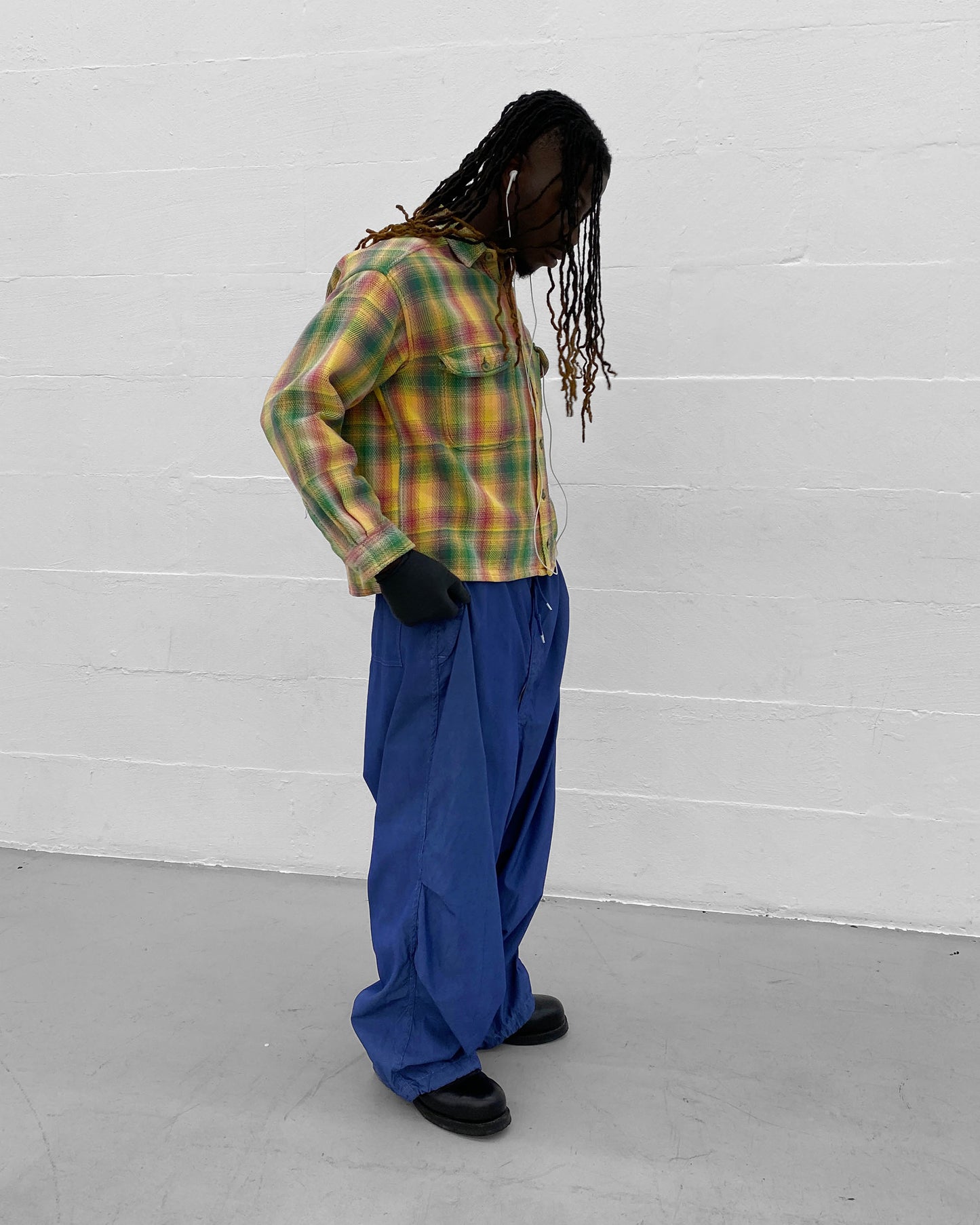 Vintage 1990s Dyed US Army Snow Pants Blue
