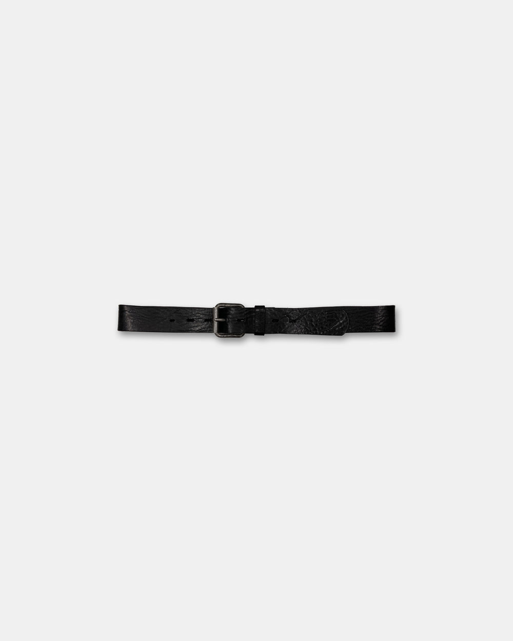 Vintage 2010s Horse Leather Belt Black