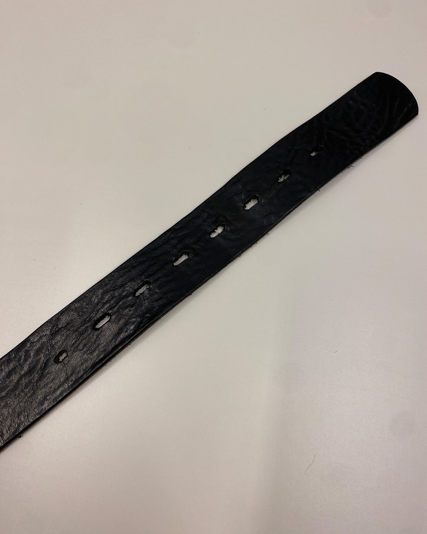 Vintage 2010s Horse Leather Belt Black
