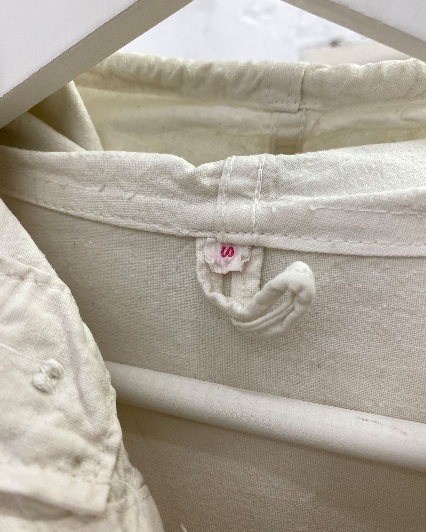 Vintage 1970s Swedish Military Overcoat Jacket White