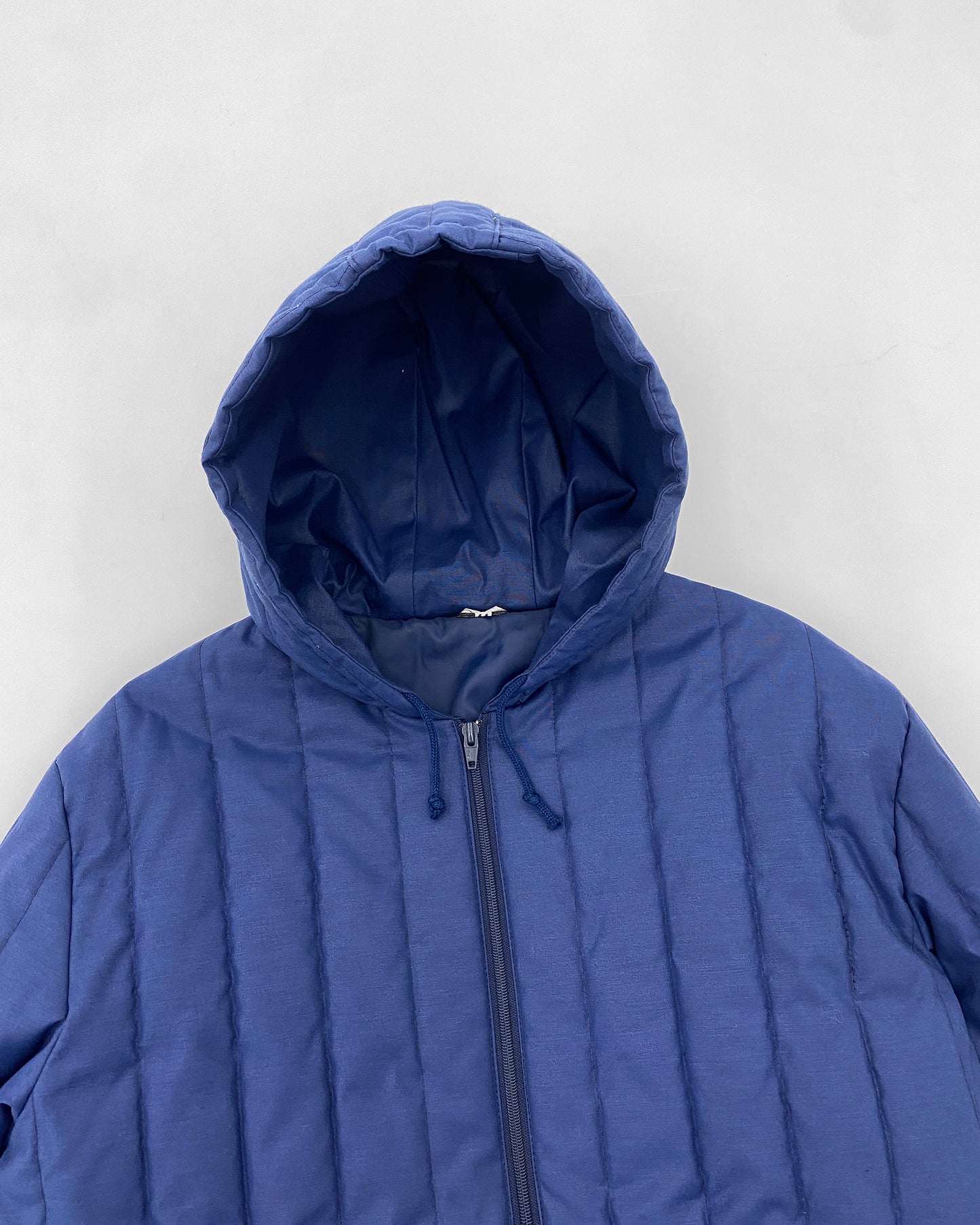 Vintage 1990s Padded Liner Parka Jacket Navy