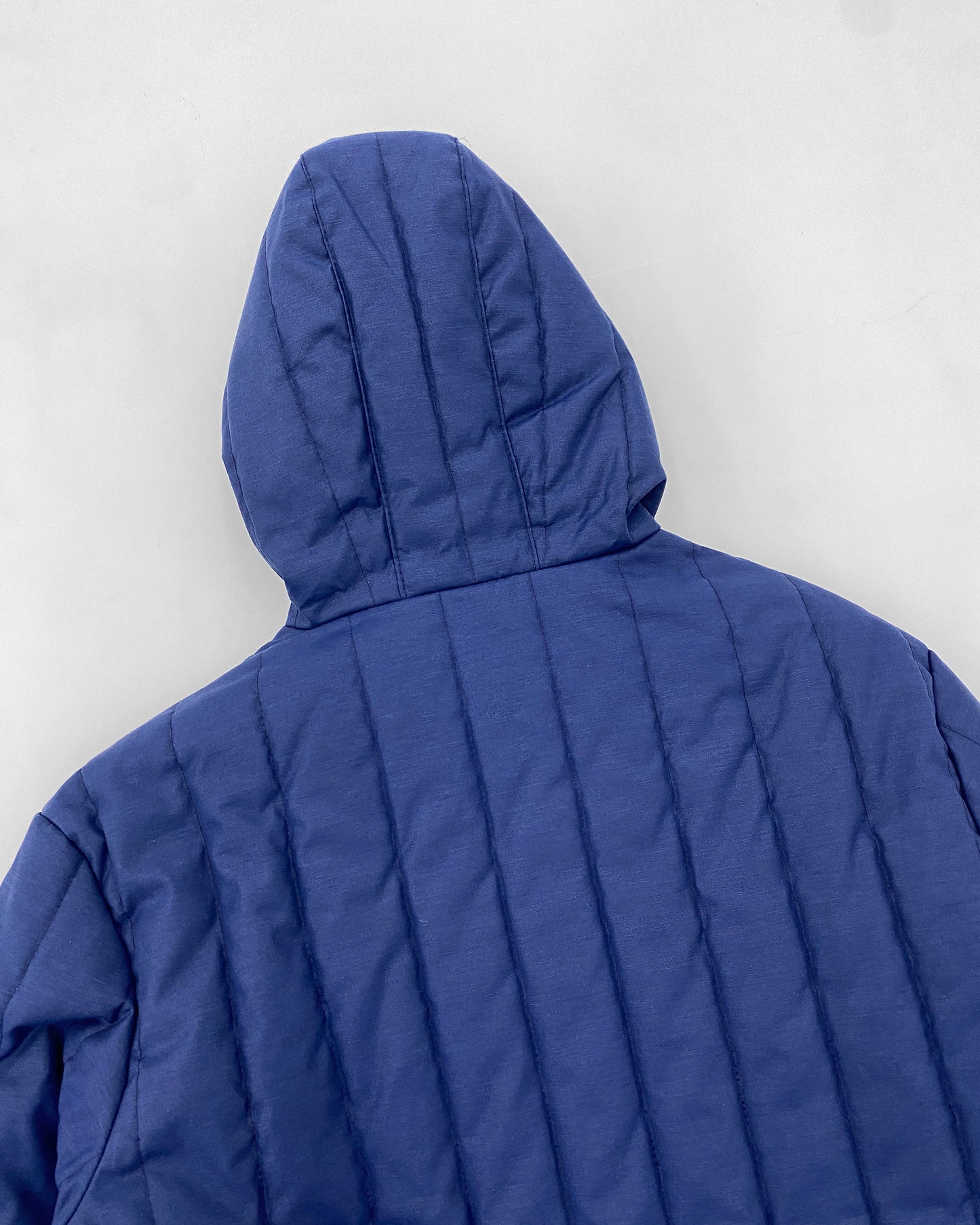 Vintage 1990s Padded Liner Parka Jacket Navy