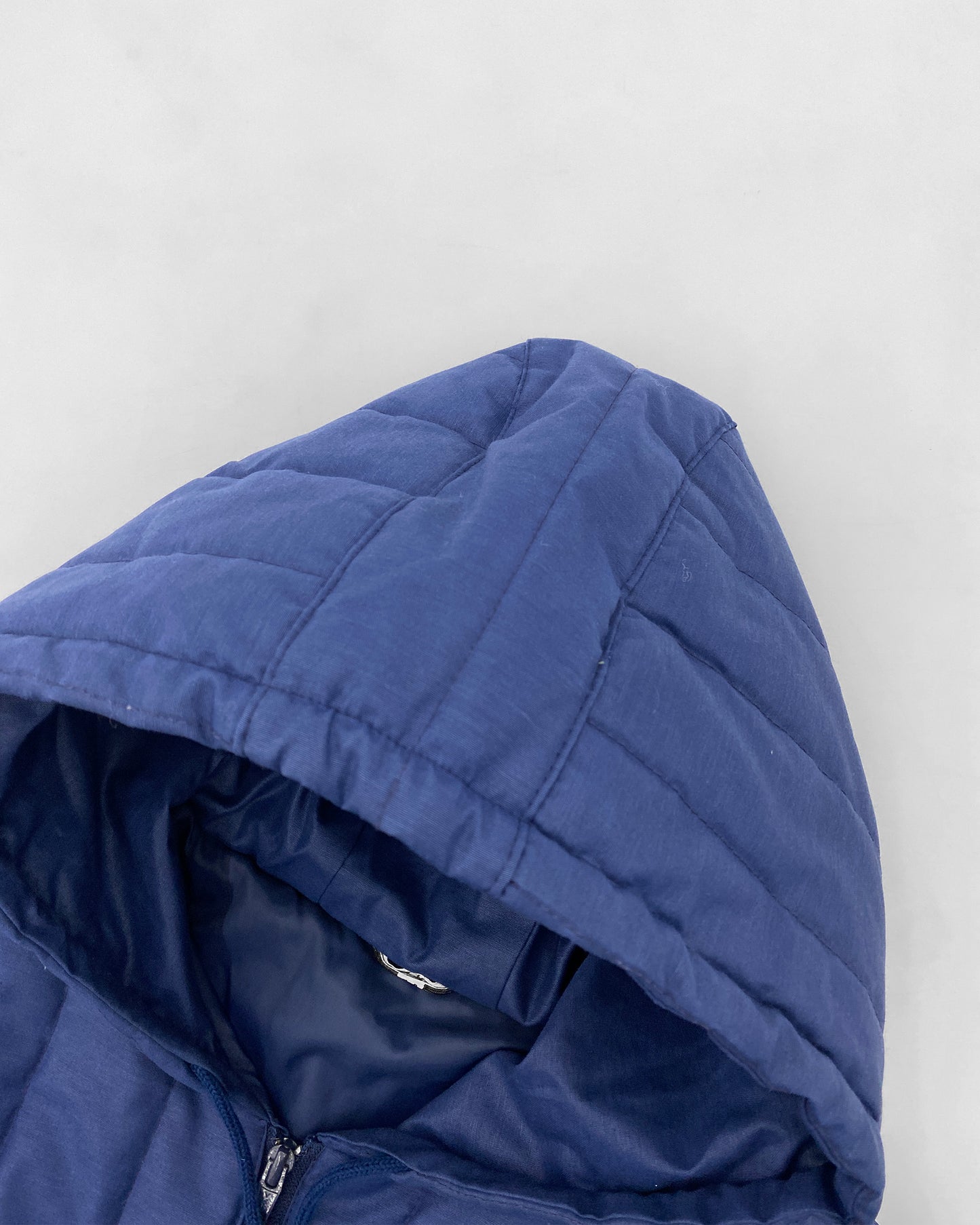 Vintage 1990s Padded Liner Parka Jacket Navy