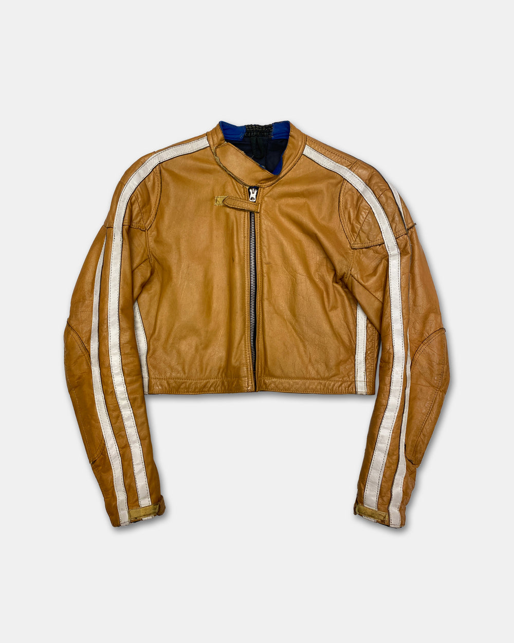 Lewis Leather 1960s Racing Leather Jacket Yellow