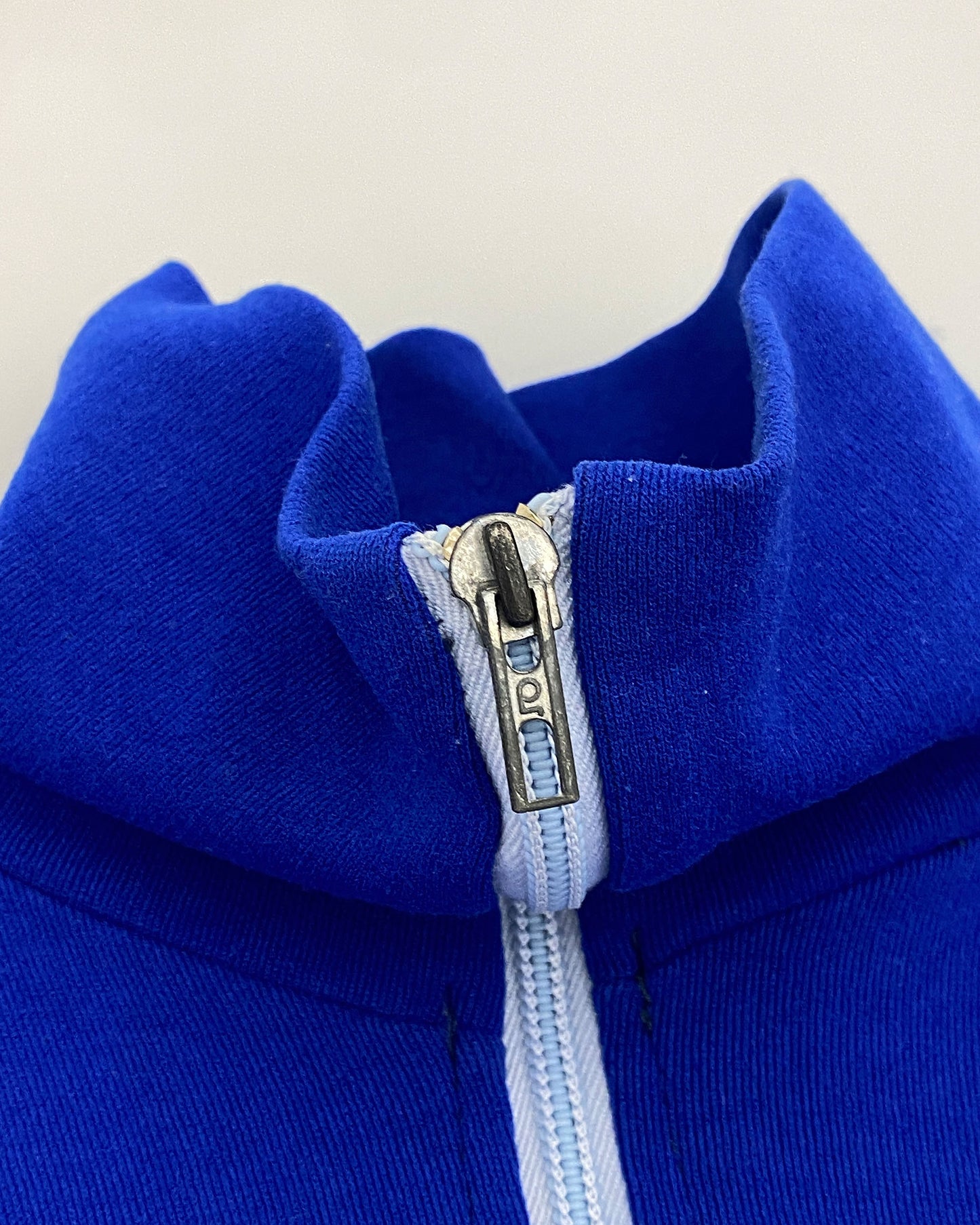Vintage 1970s DDR Sport Track Jacket Blue