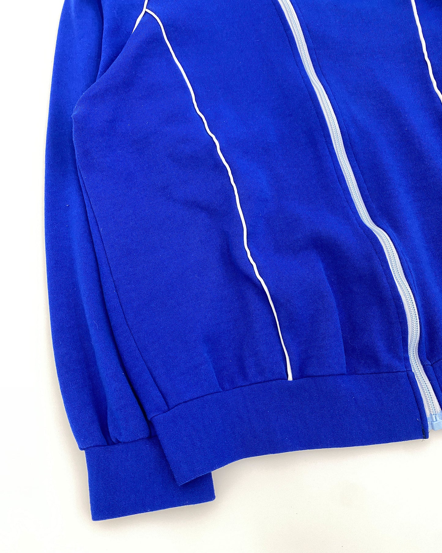 Vintage 1970s DDR Sport Track Jacket Blue