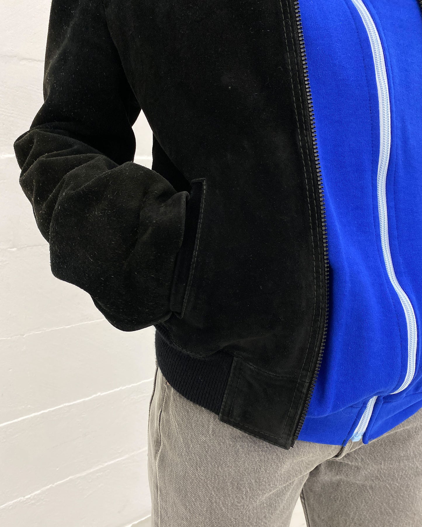 Vintage 1970s DDR Sport Track Jacket Blue