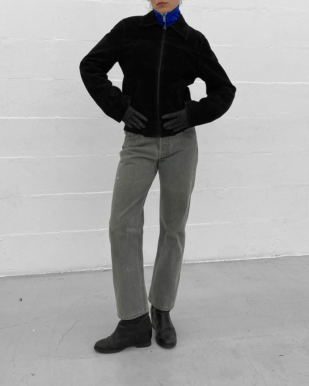 Levis 1990s 501 Denim Grey