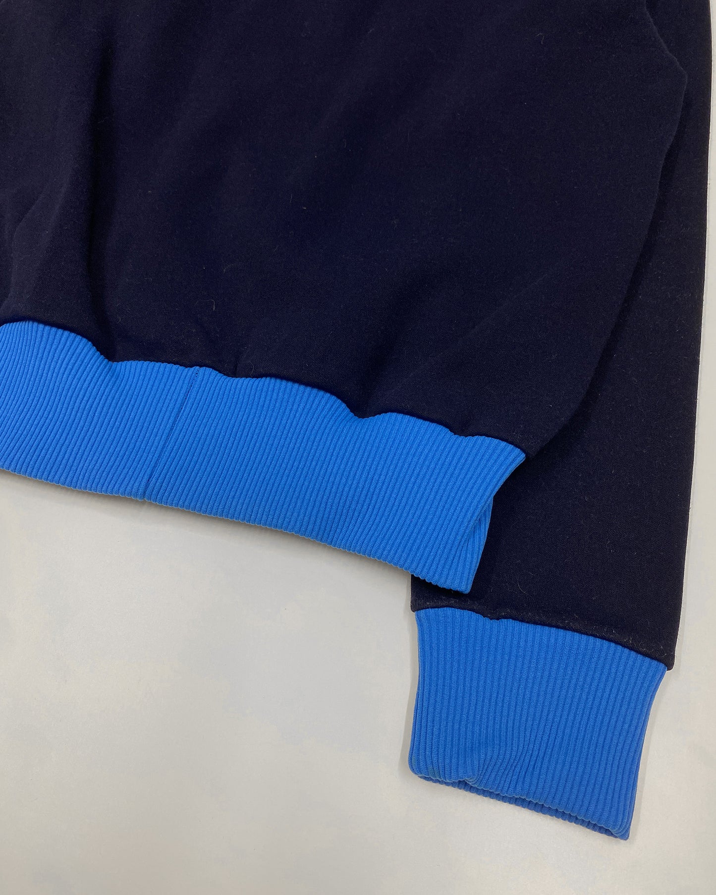 Vintage 1970s Ski Track Jacket Blue Navy