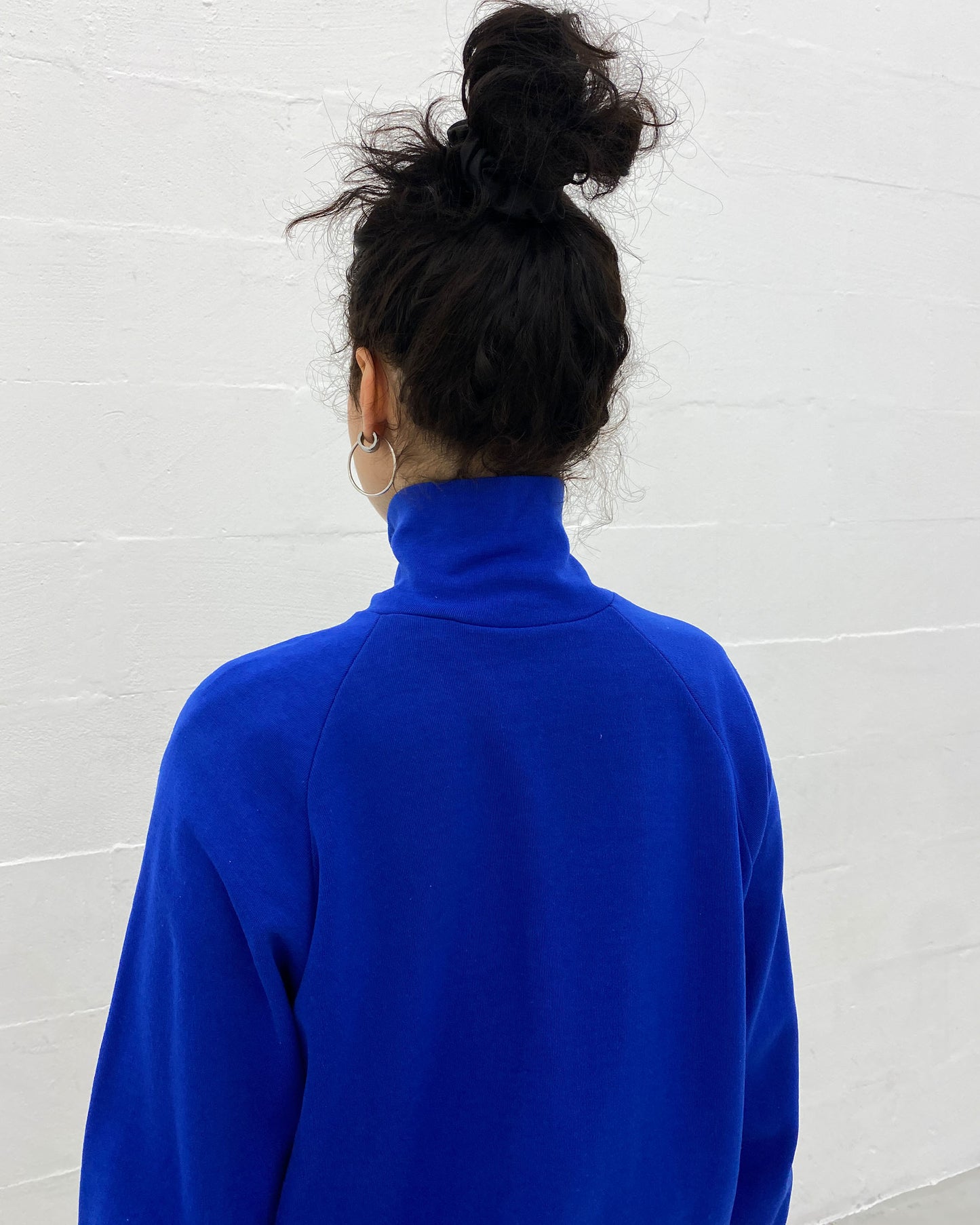 Vintage 1970s DDR Sport Track Jacket Blue