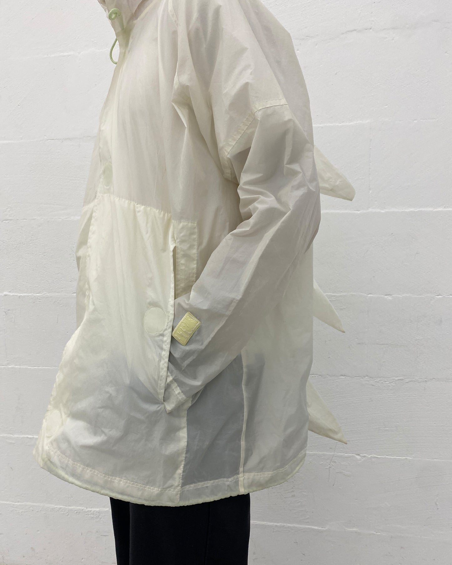 W.&L.T. Walter van Beirendonck AW1996 Dragon Spikes Parka Jacket White