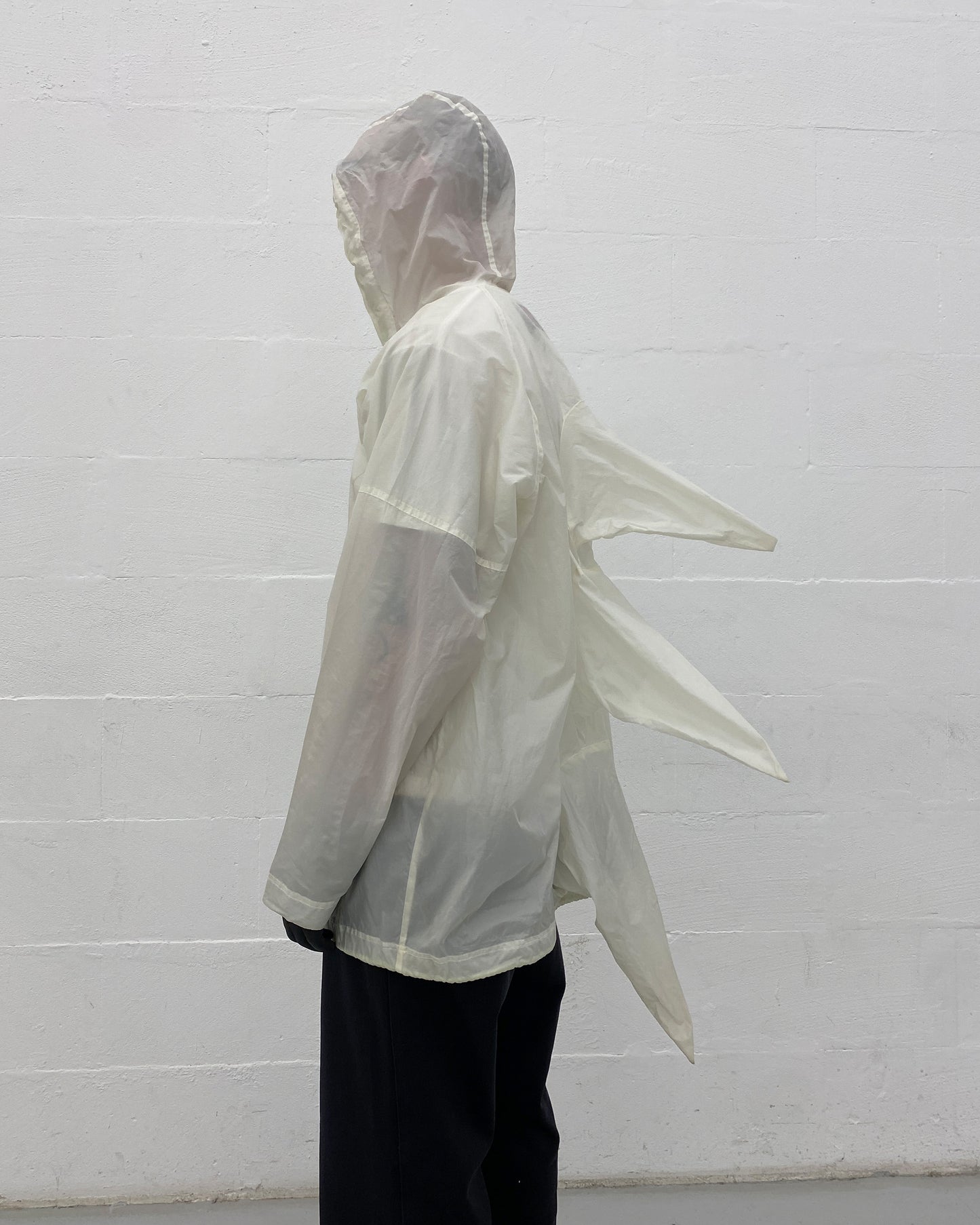 W.&L.T. Walter van Beirendonck AW1996 Dragon Spikes Parka Jacket White