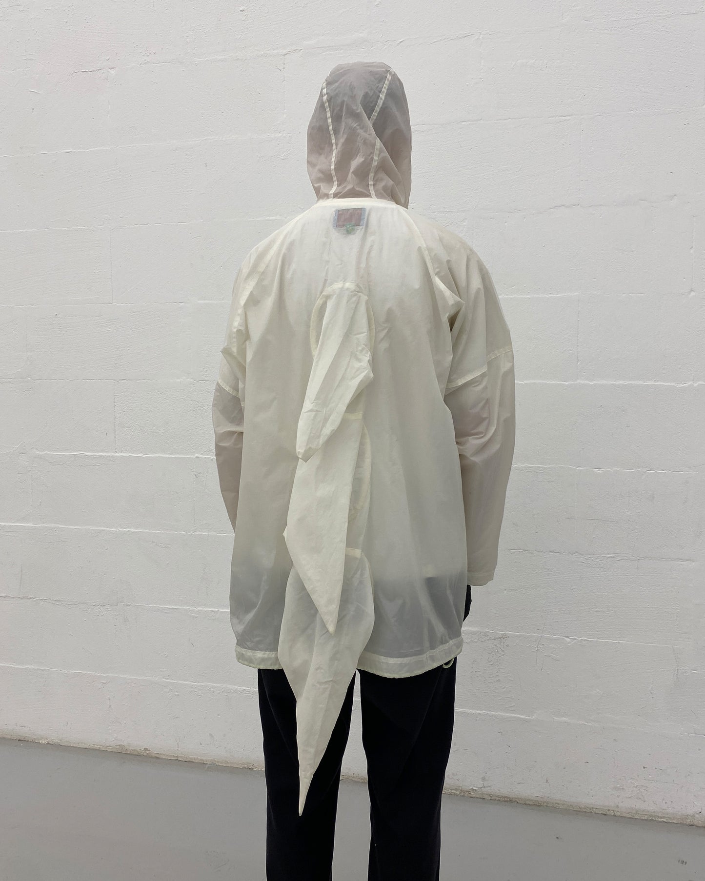 W.&L.T. Walter van Beirendonck AW1996 Dragon Spikes Parka Jacket White