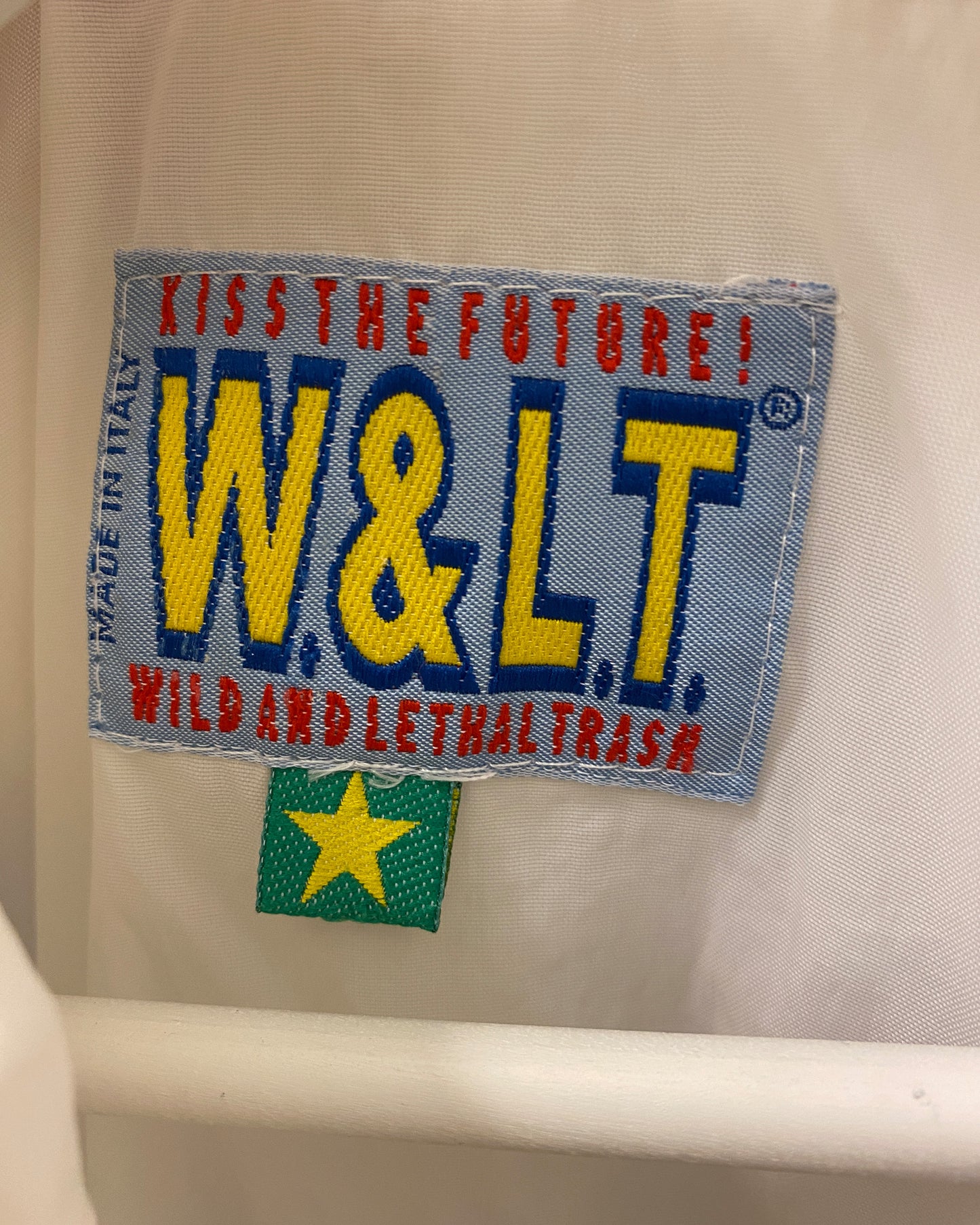 W.&L.T. Walter van Beirendonck AW1996 Dragon Spikes Parka Jacket White