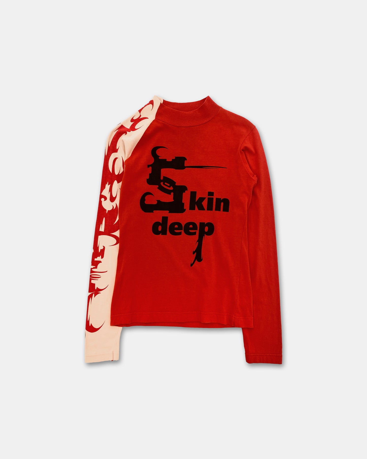 W.&L.T. Walter van Beirendonck AW1997 Skin Deep Longsleeve Top Red