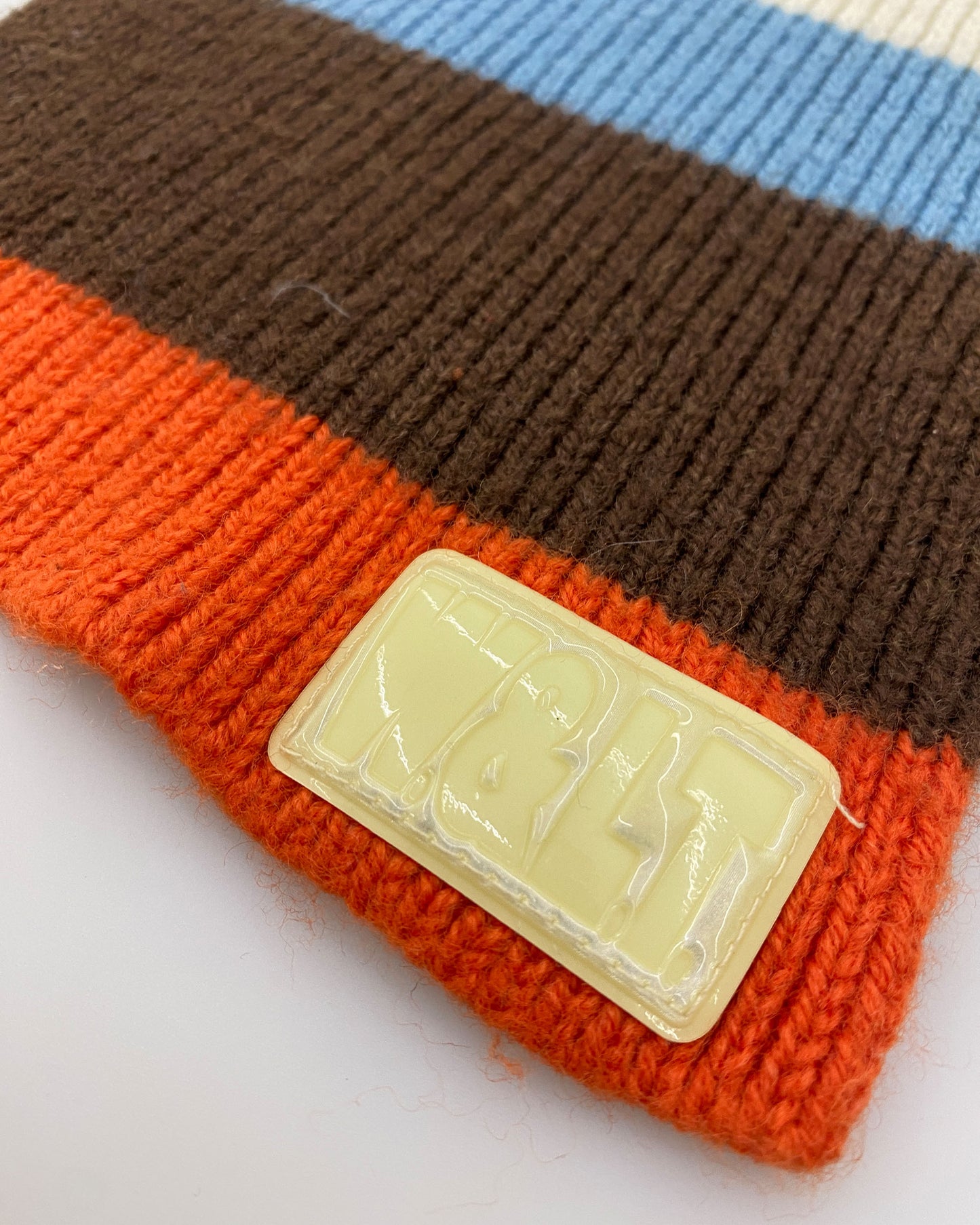 W.&L.T. Walter van Beirendonck 1990s Striped Wool Scarf Multicolor