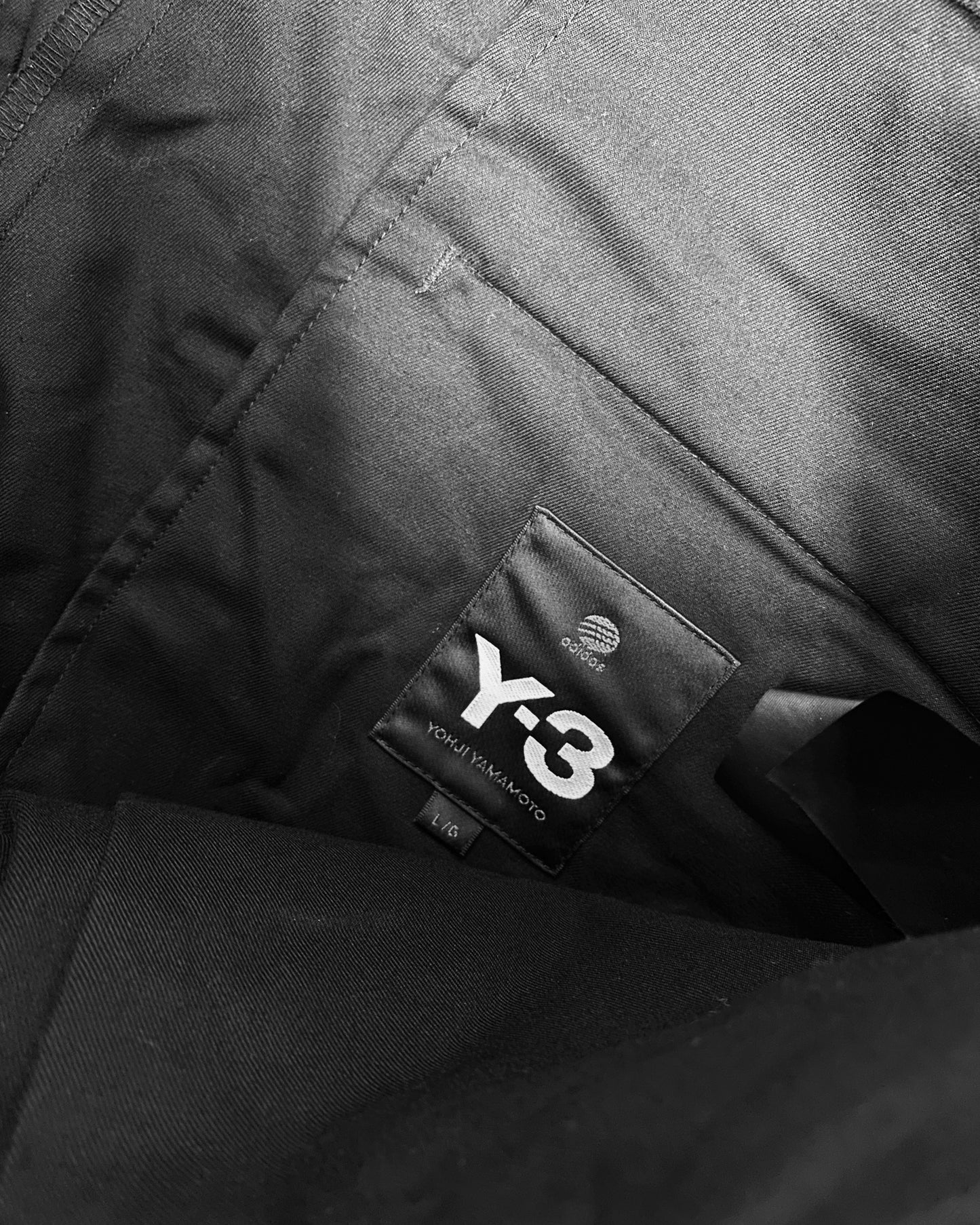 Y-3 SS2006 3 Stripes Pants Black