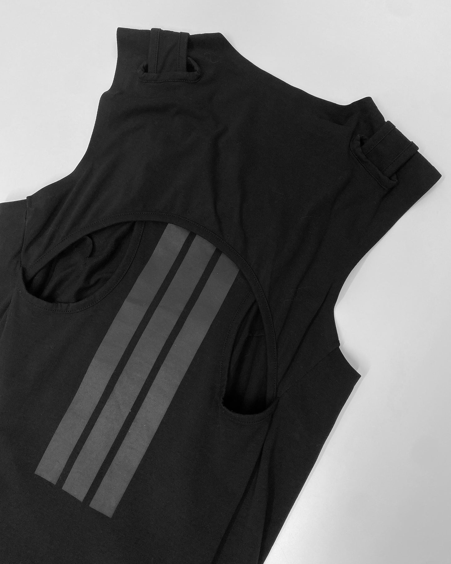 Y-3 SS2017 Multi Layer Tank Dress Black