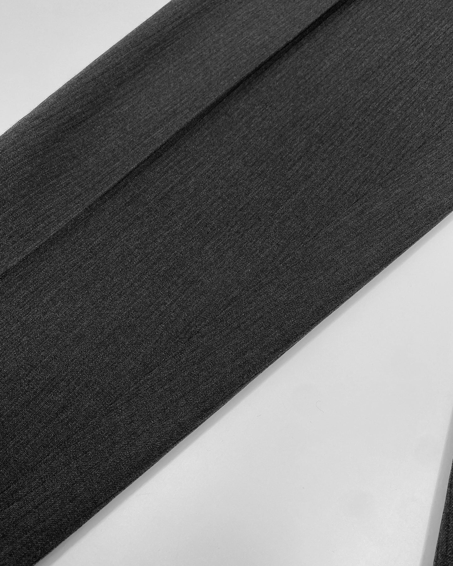 Yohji Yamamoto Pour Homme 1980s Wide Leg Wool Pleat Pants Dark Grey