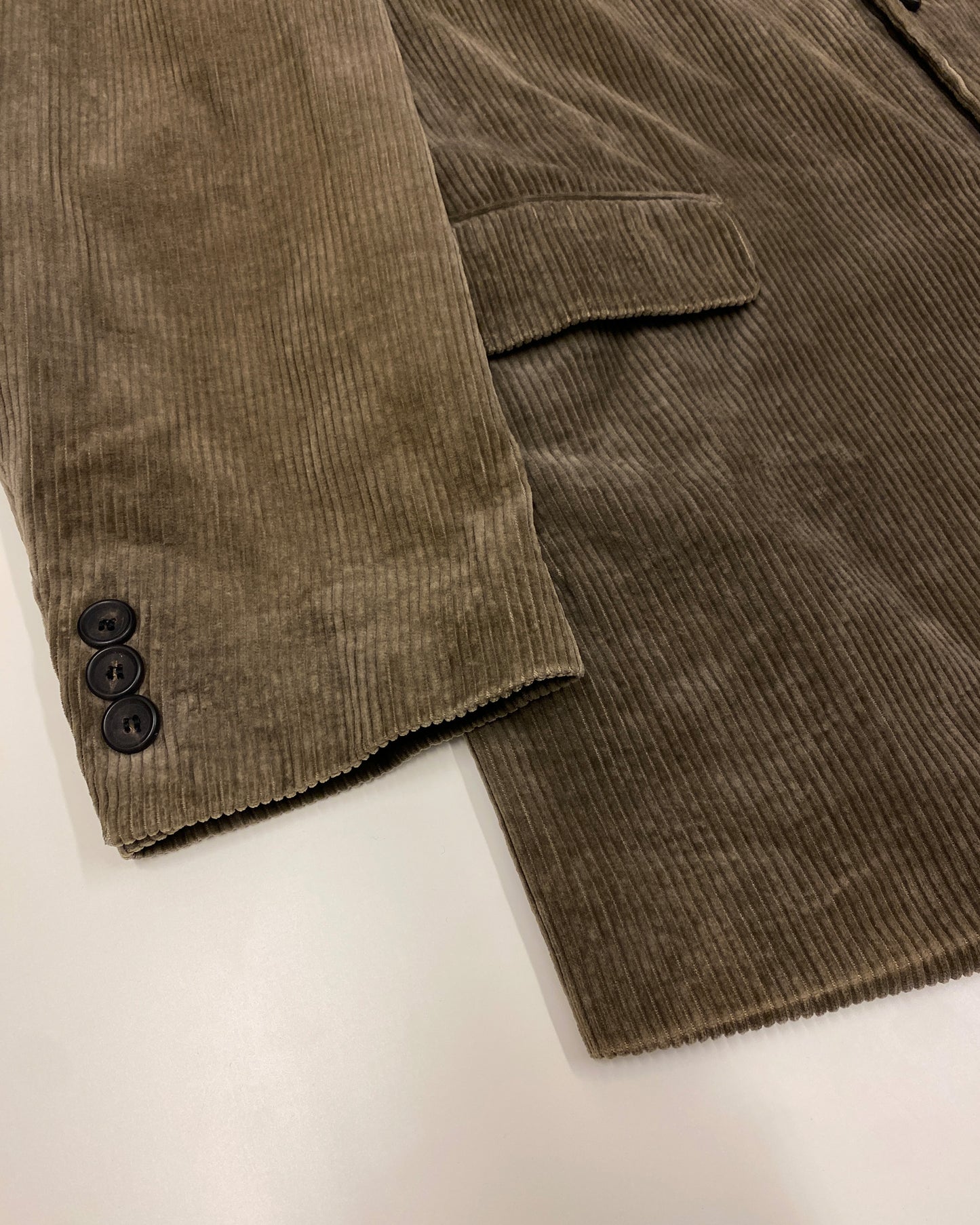 Yohji Yamamoto Pour Homme 1980s Cord Blazer Jacket Brown