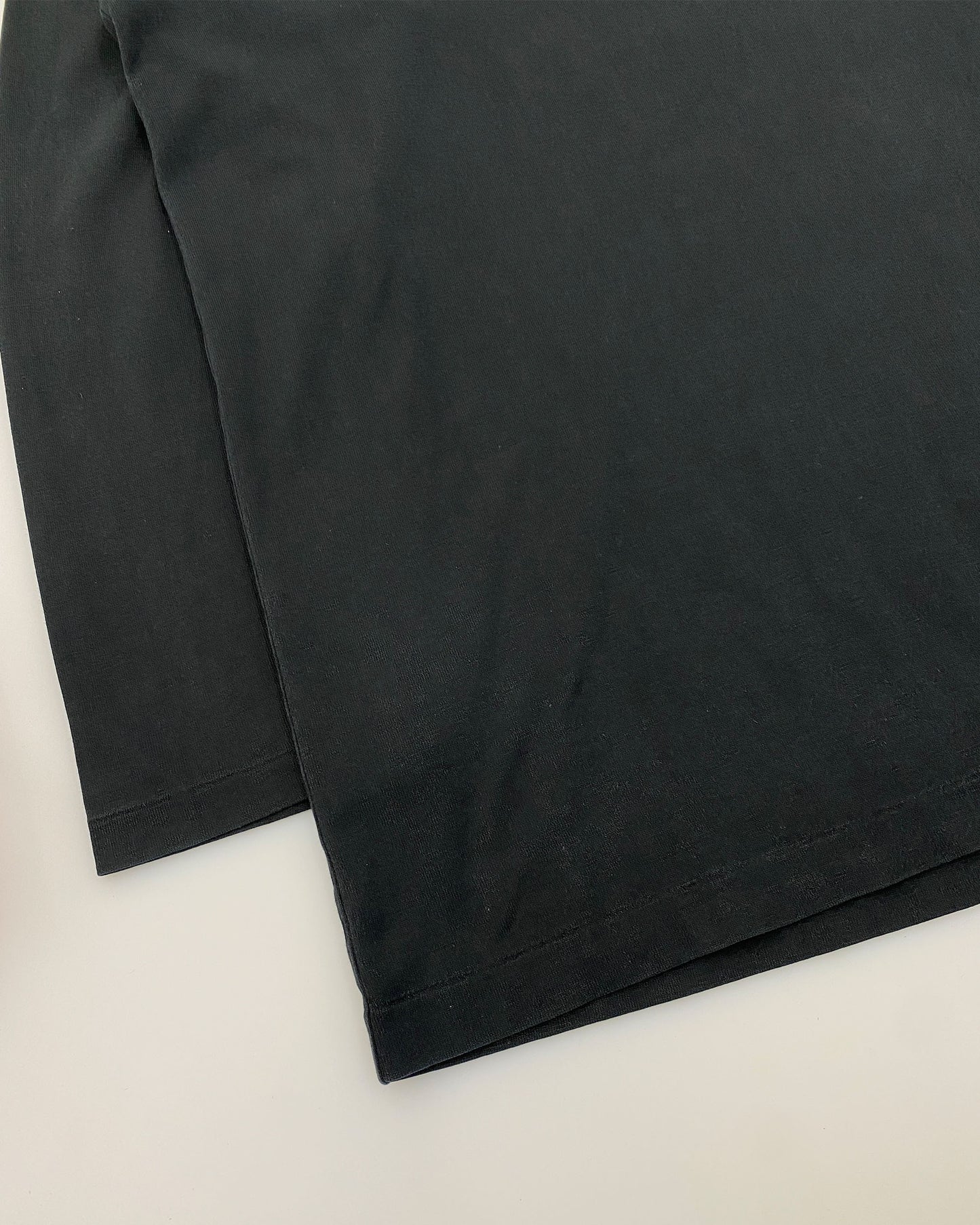 Yohji Yamamoto Pour Homme 2000s Longsleeve Polo Shirt Black