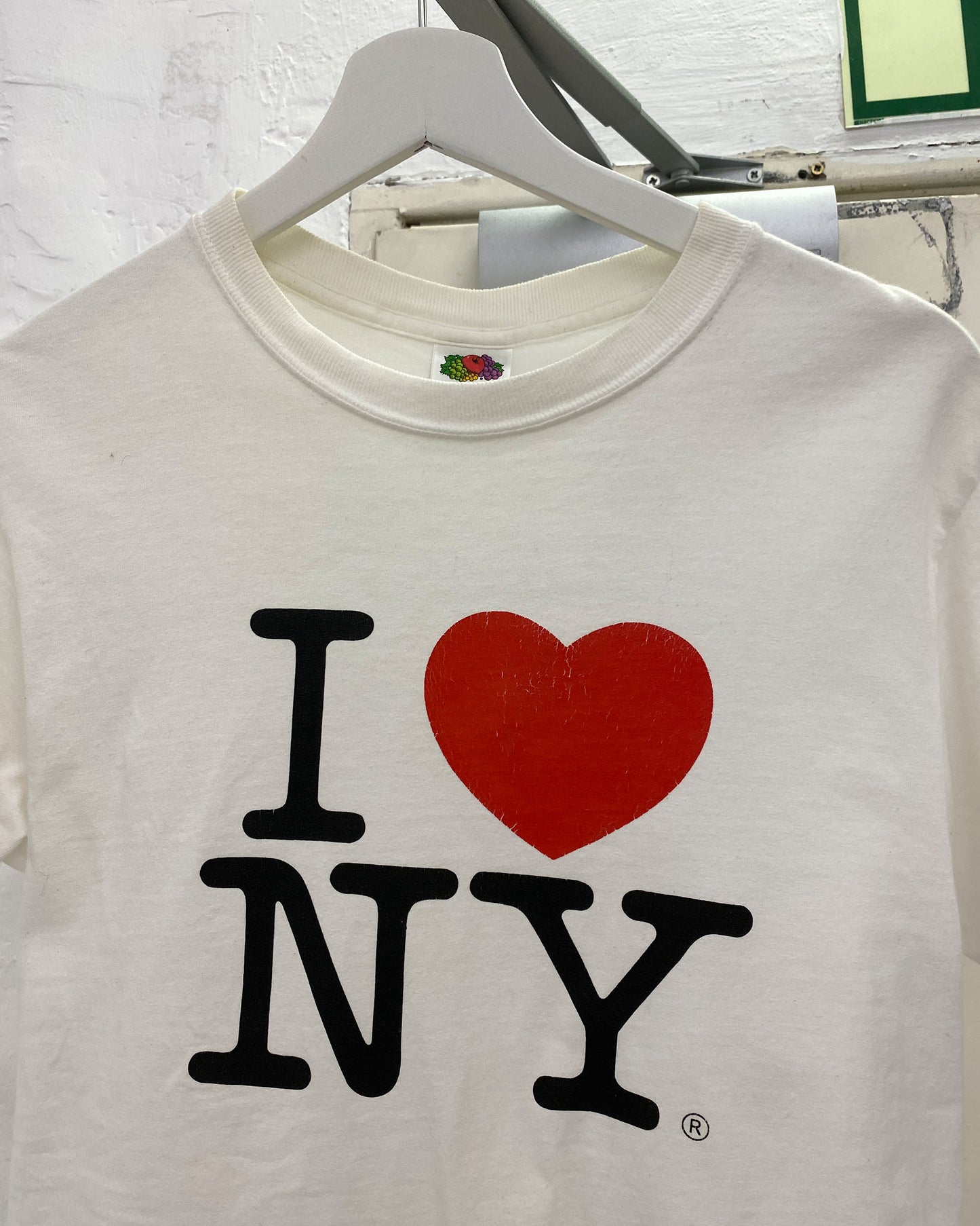 Vintage 2000s I Love NY Tourist T-Shirt White