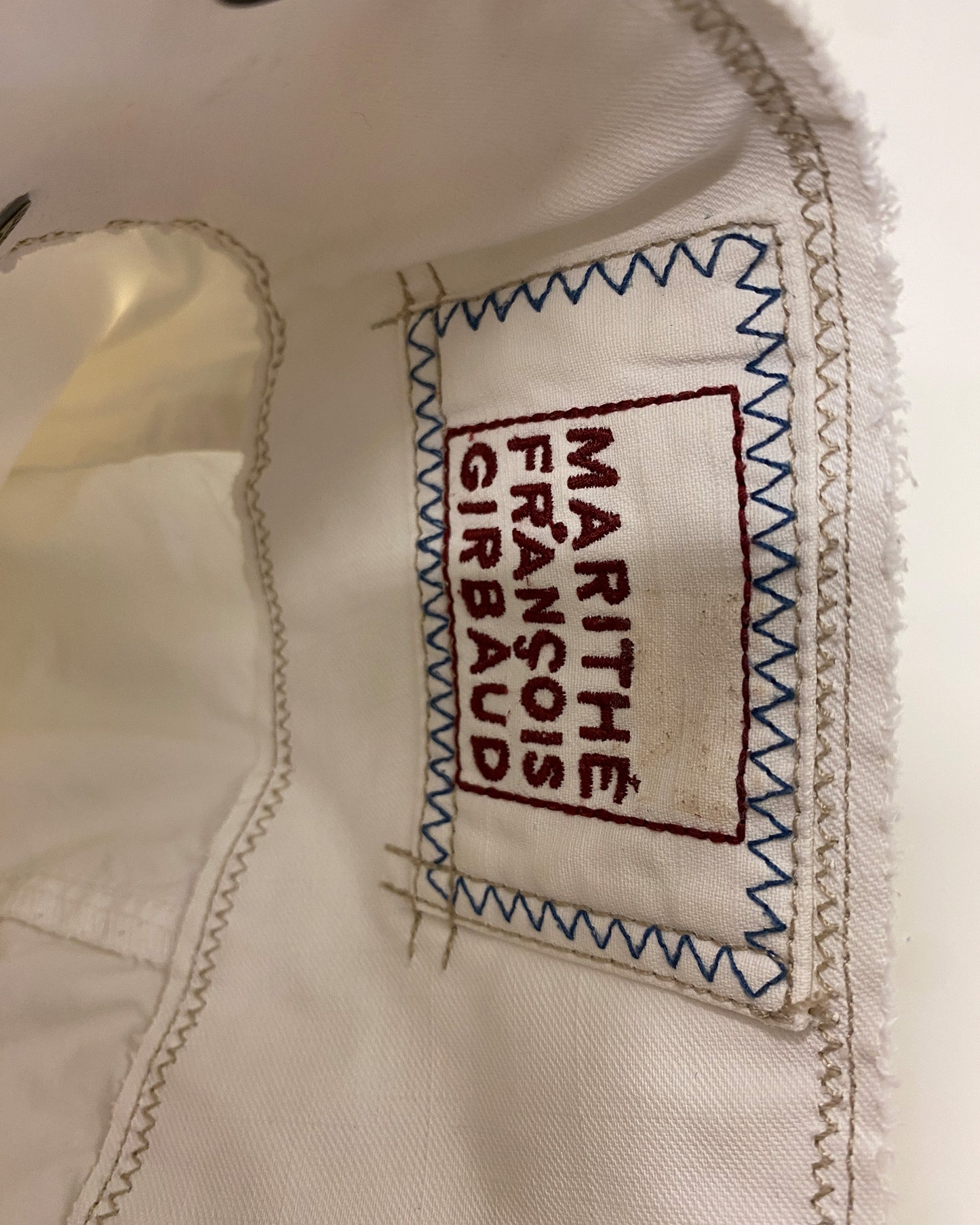 Marithé + François Girbaud 1990s Baggy Cargo Pants White