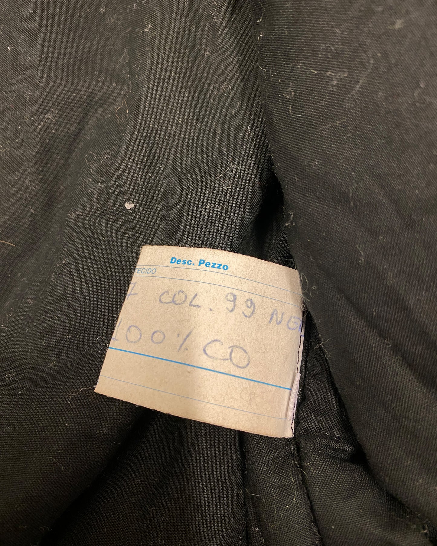 Vintage 1990s Asymmetrical Zip Padded Cotton Bomber Jacket Black