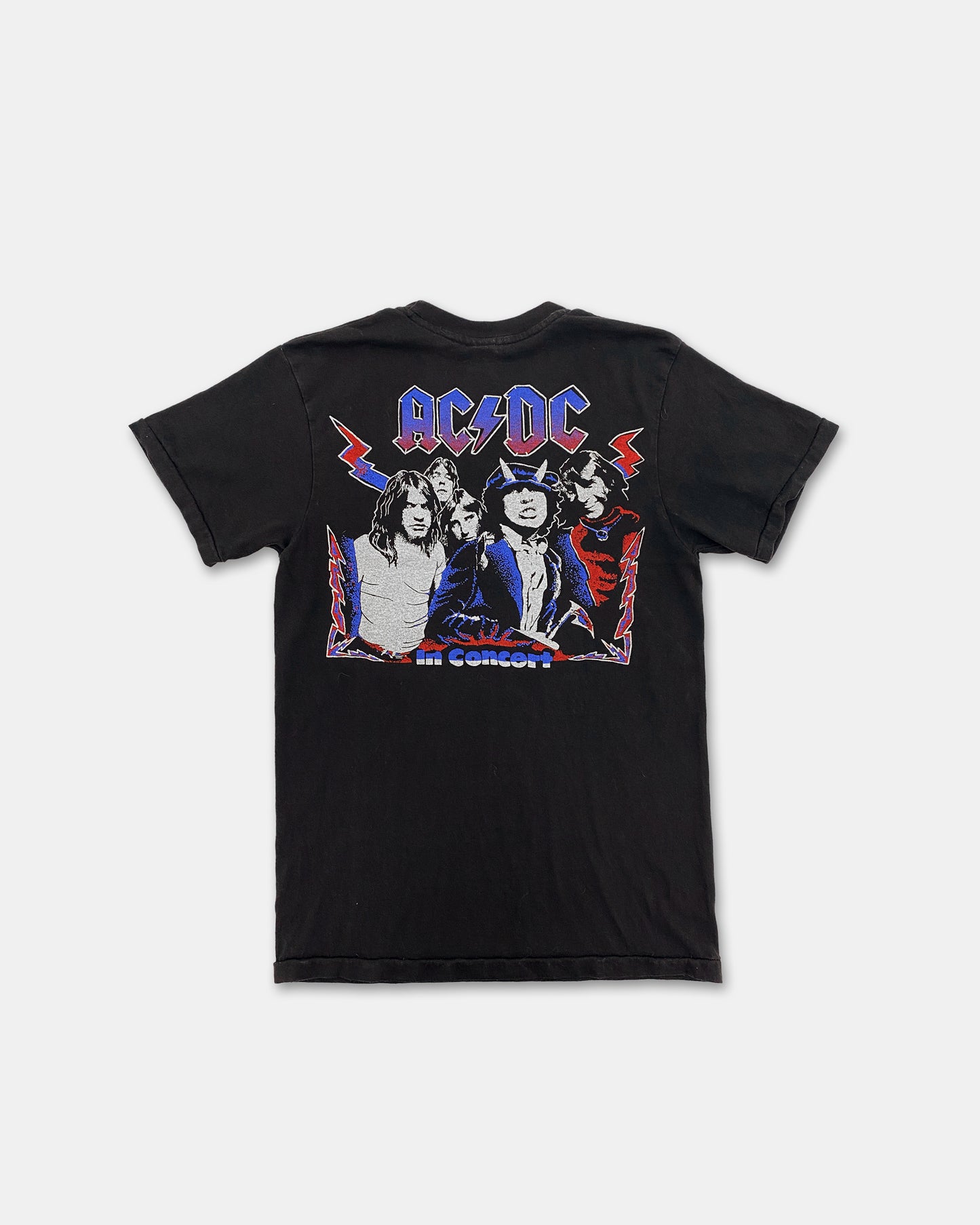 AC/DC Band Single Stitch T-Shirt Black