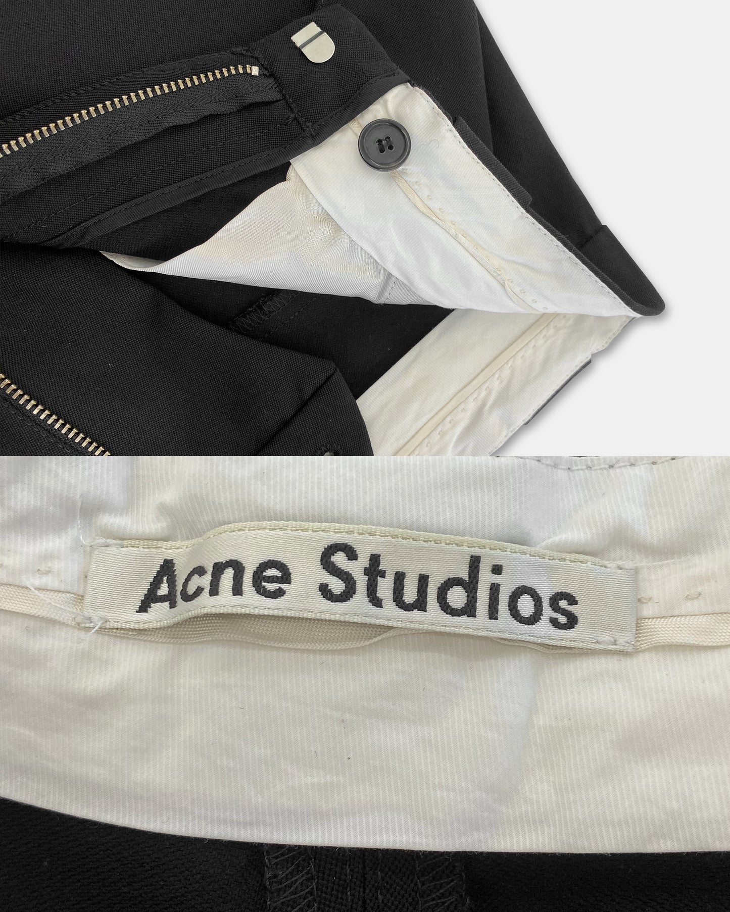 Acne Studios AW2014 Wollshorts Schwarz 