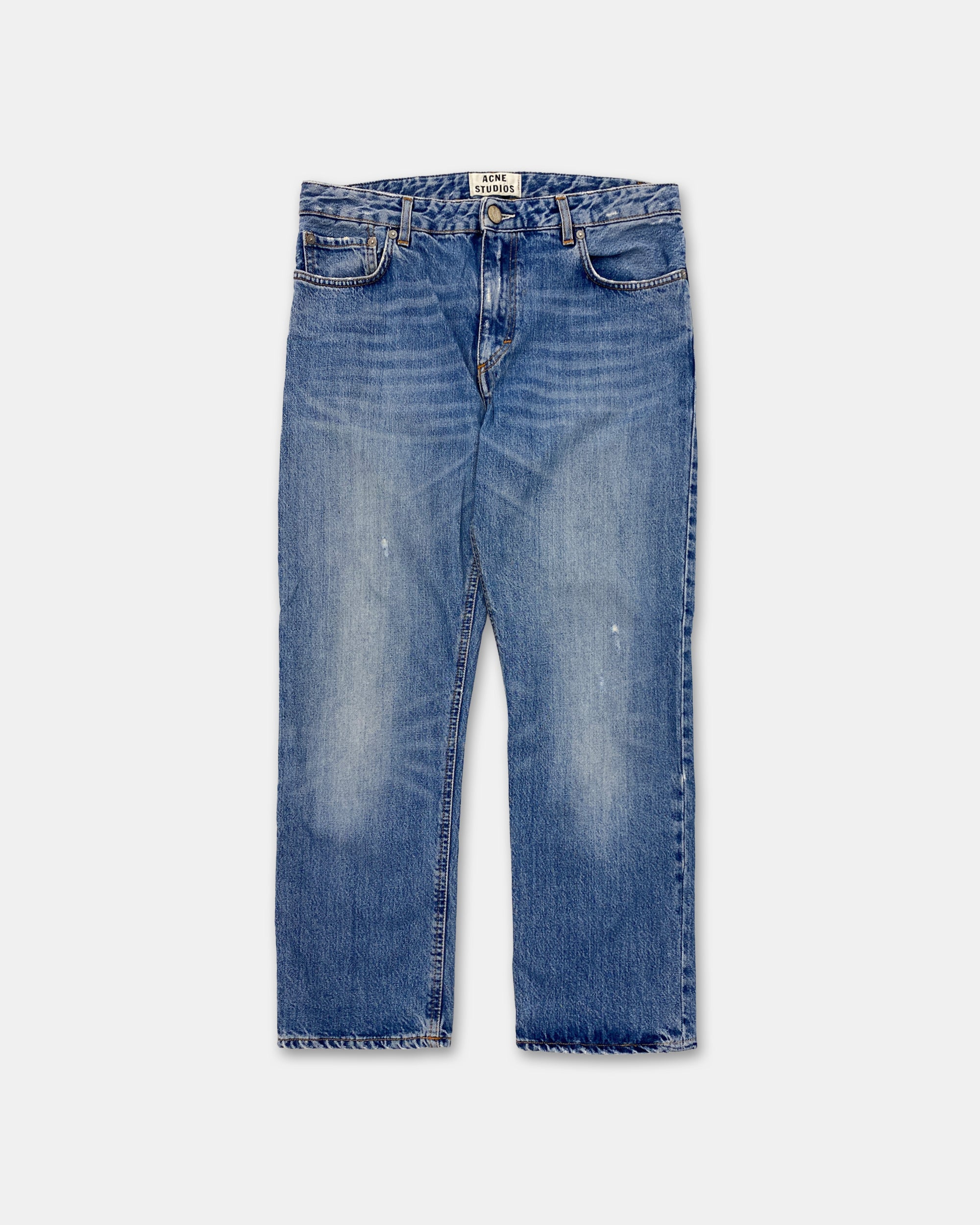 acne studio 似　paint denim archive Y2K Acne Studios Blue Painter Wide Denim