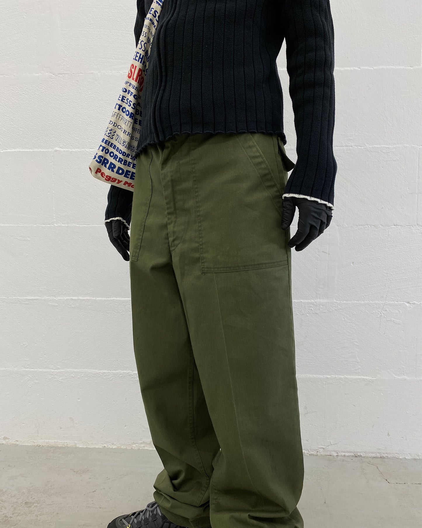 Vintage 1970s Vietnam Fatique Pants Green