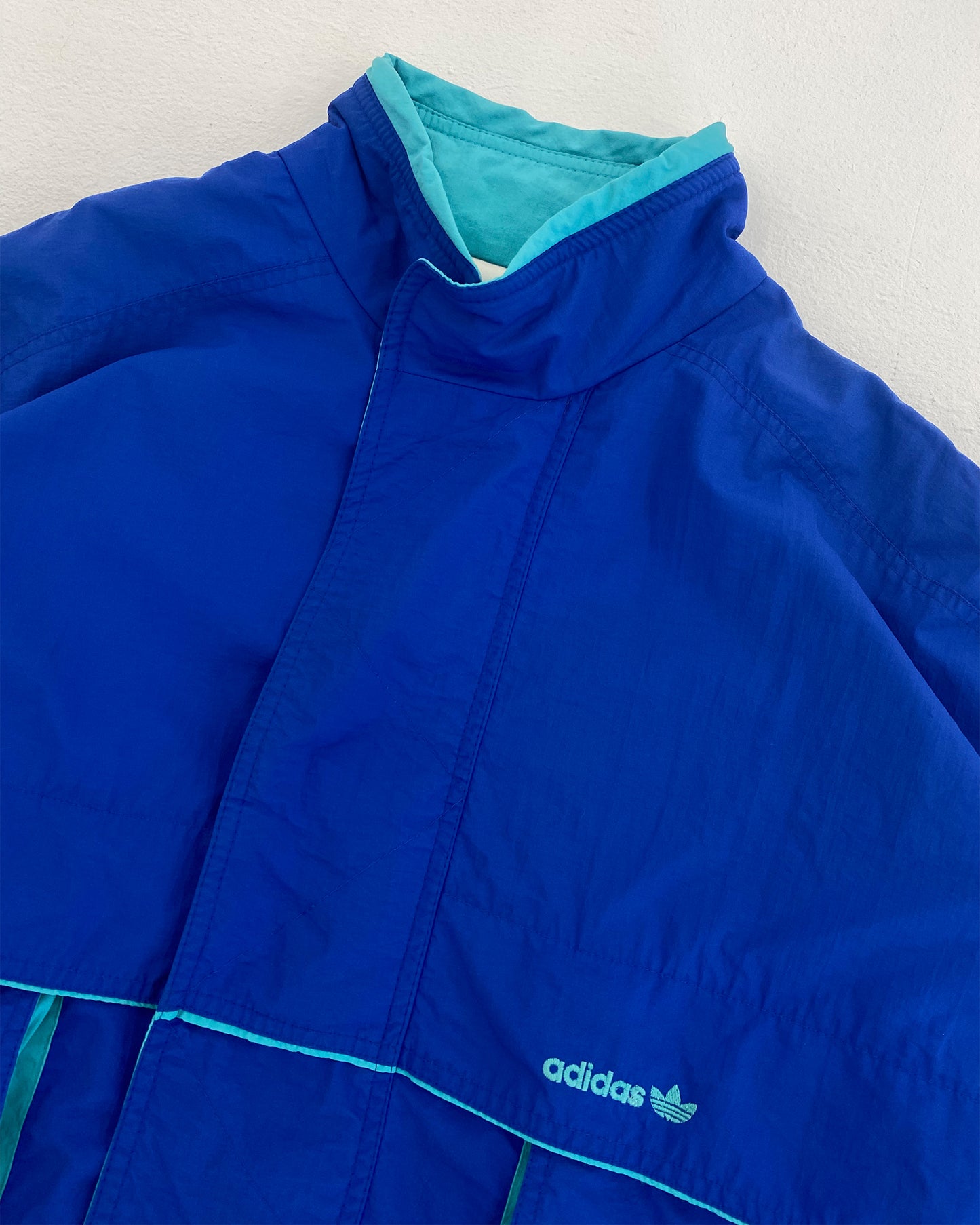 Adidas 1980er Aditex Jacke Blau 